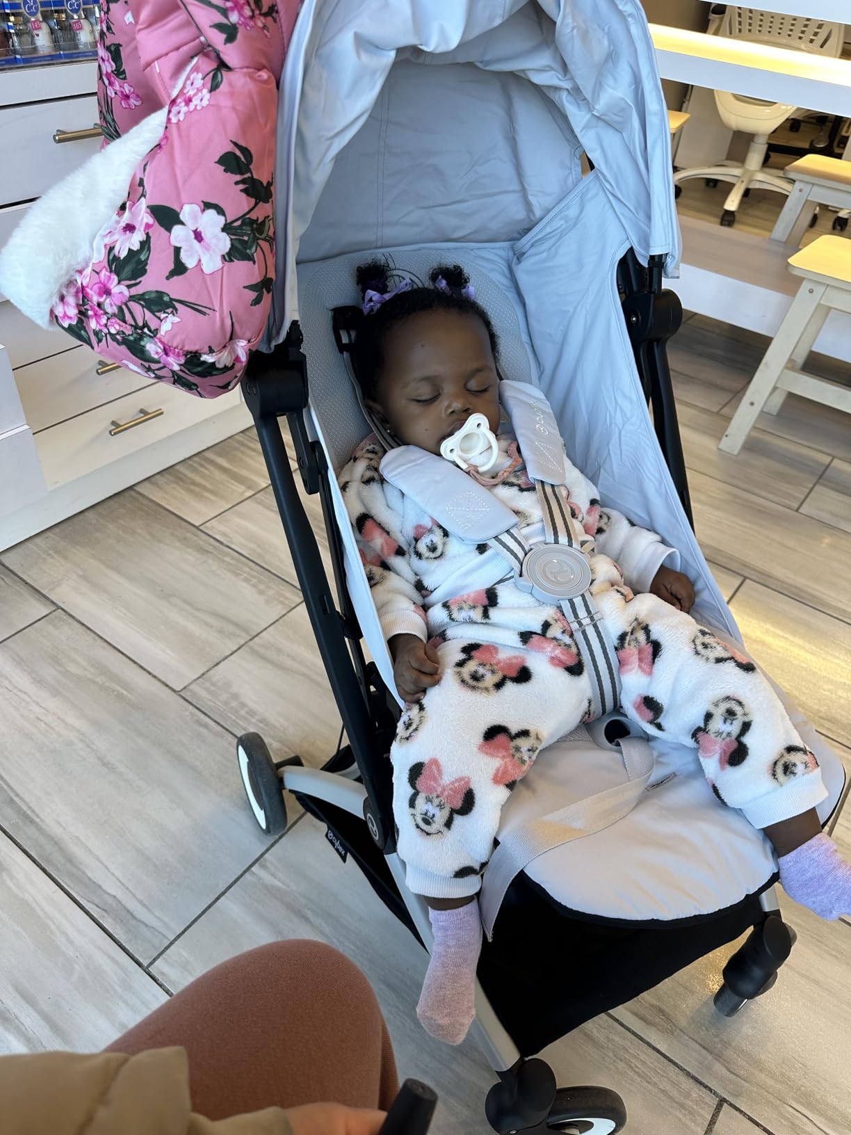 Cybex Libelle Lightweight Travel Stroller for Baby & Toddler - Almond Beige | Compact & Foldable Travel Stroller for Airplane / Car, Carry-On Compliant, 6 Months-4 Years Old customer photo 1
