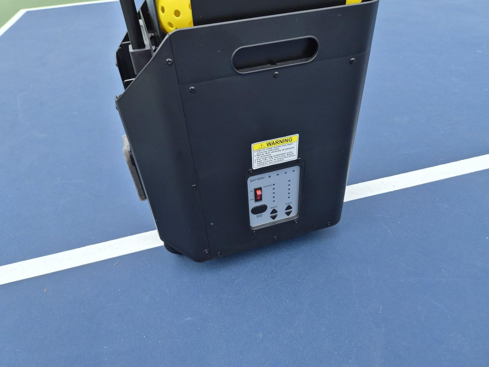 Franklin Sports Pickleball Launcher - Portable Auto Launcher - 5 Speeds, 4 Angles, Shuffle Mode - Rechargeable - Battery NOT Included customer photo 2