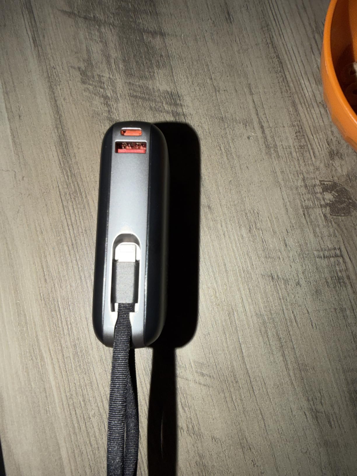 Portable Charger Power Bank 10000mAh, 45% Smaller Built-in Cables & AC Plug customer photo 2