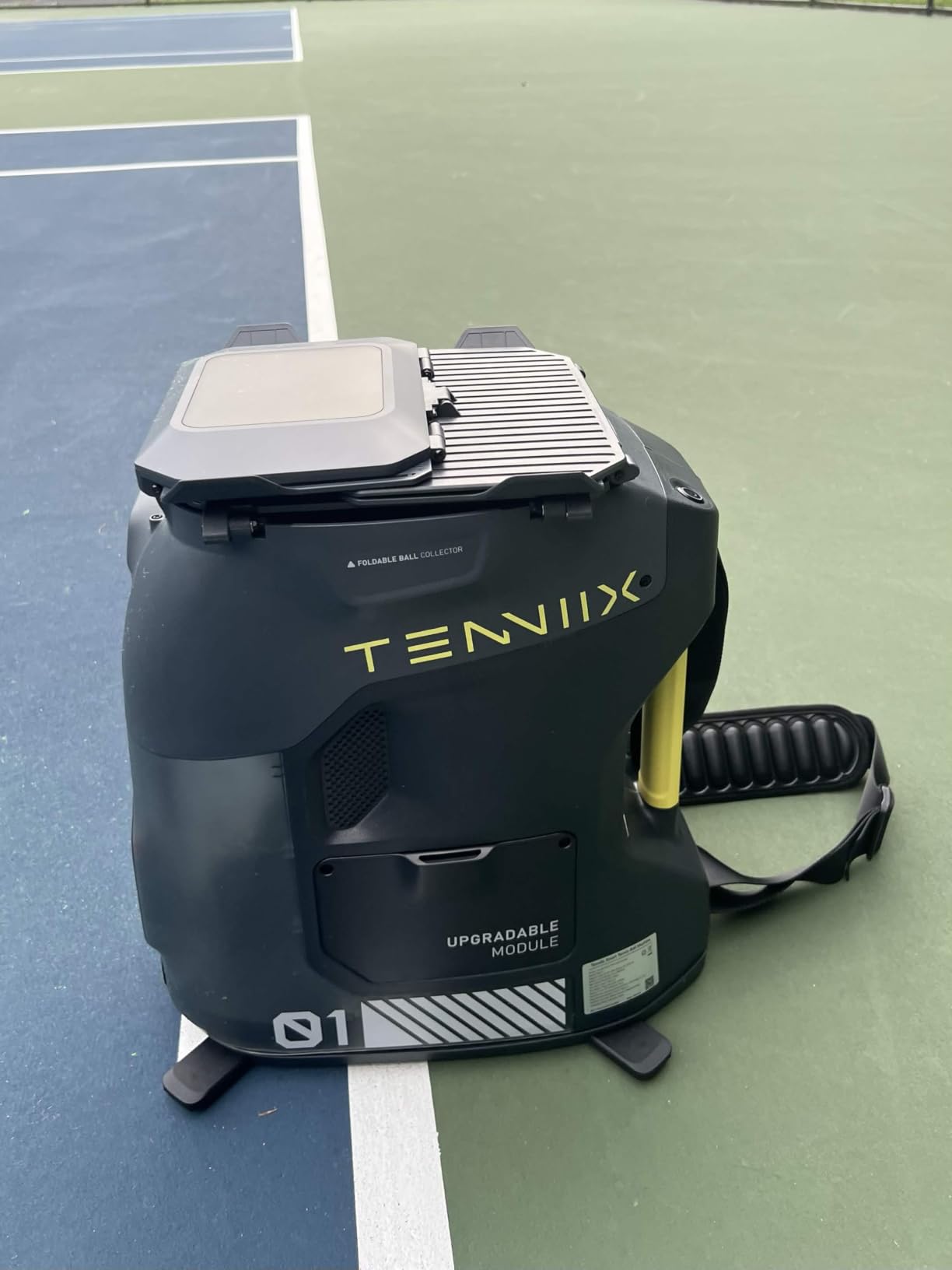 Basic Tennis Ball Machine, 18.7LB Portable Tennis Robot customer photo 2