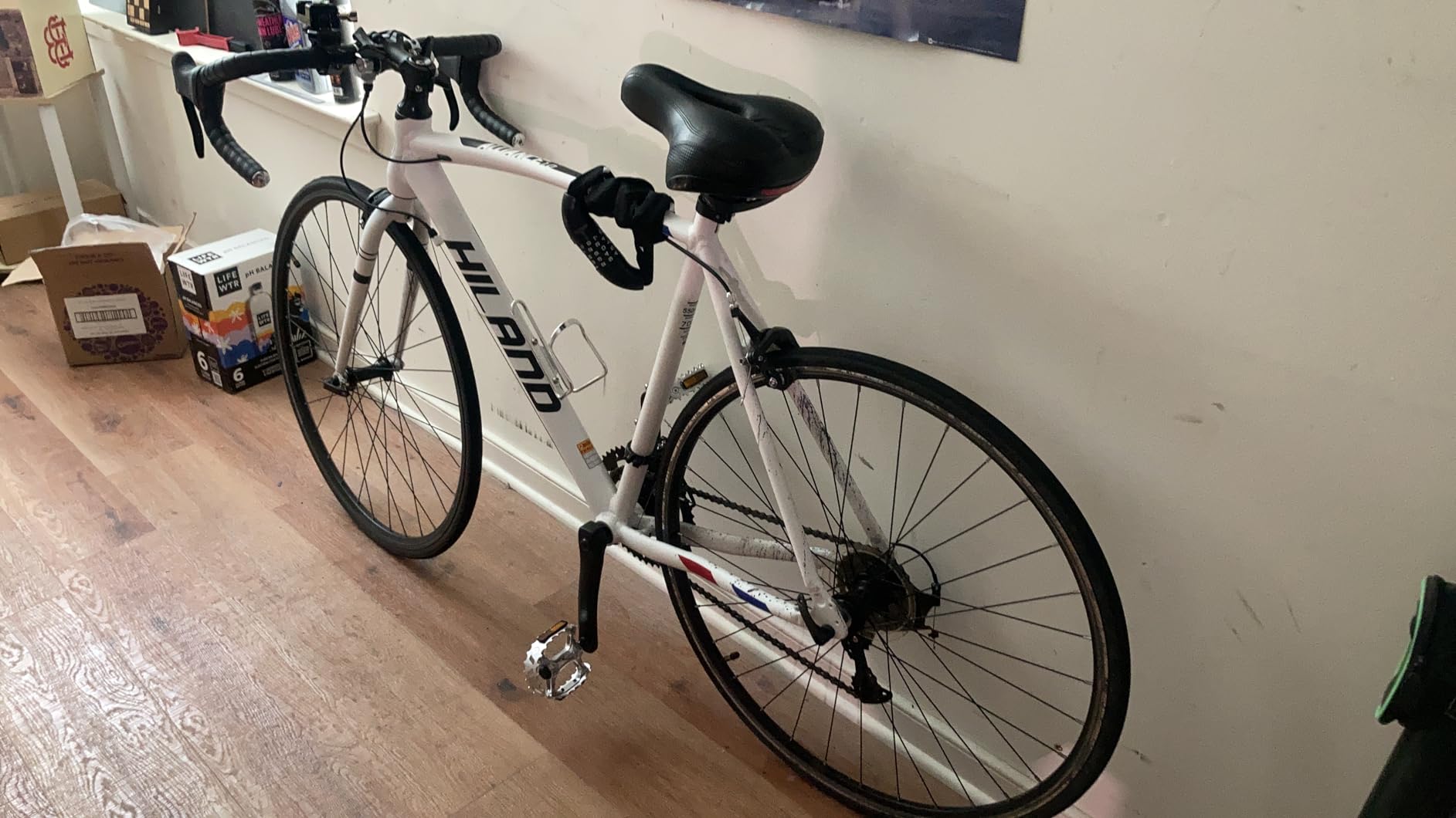 HILAND 700C Road Bike, Aluminum Racing Bike for Men Women Adult | Lightweight frame, Dual caliper brakes, 14-Speed drivetrain, 49/53/57cm frame, 85% Pre-assembled customer photo 2