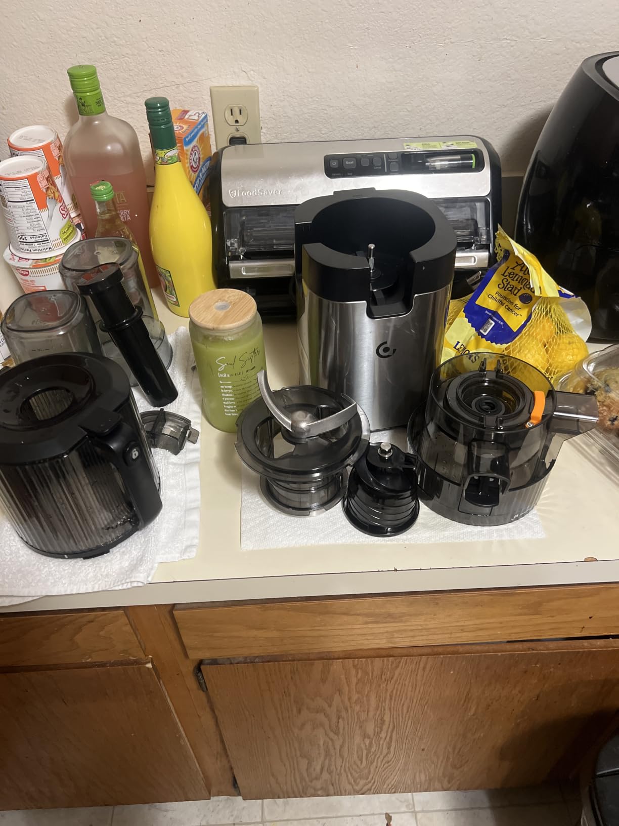 AMZCHEF Cold Press Juicer, 6.5