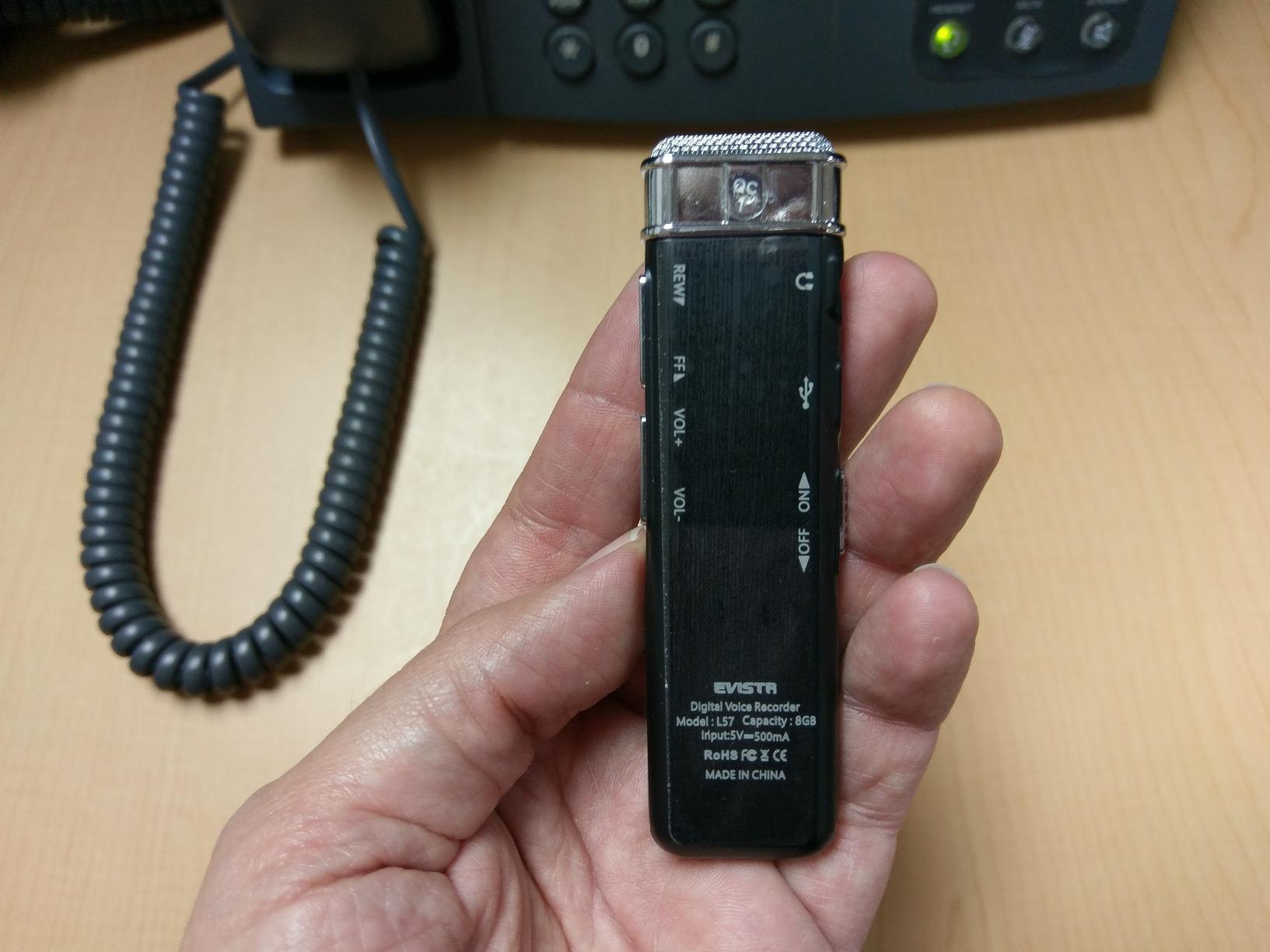 EVISTR Digital Voice Recorder 128GB AI Transcribe & Summarize Note Taker customer photo 2