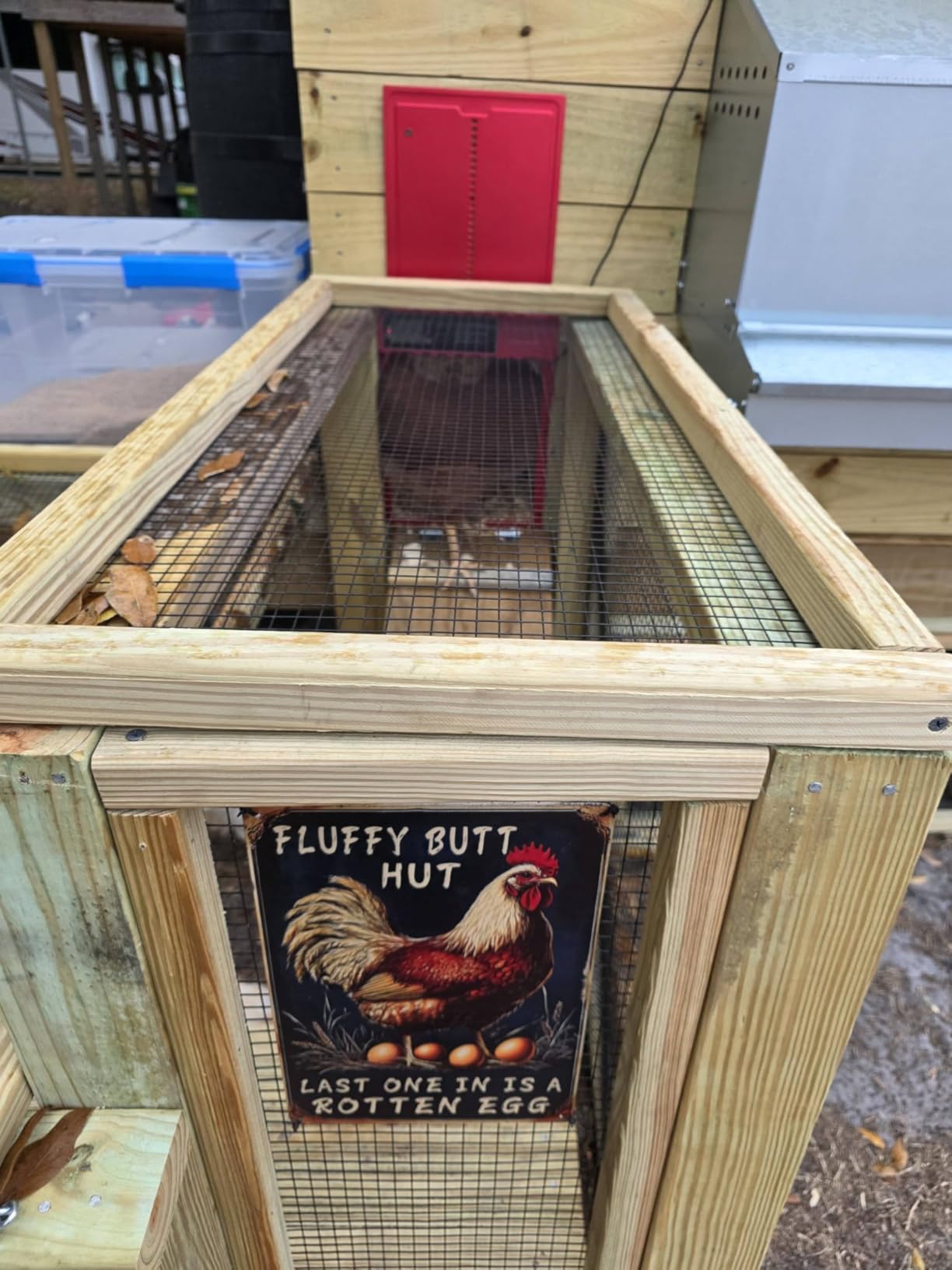 Automatic Chicken Coop Door Solar Powered XL Chicken Door 3 Modes customer photo 2