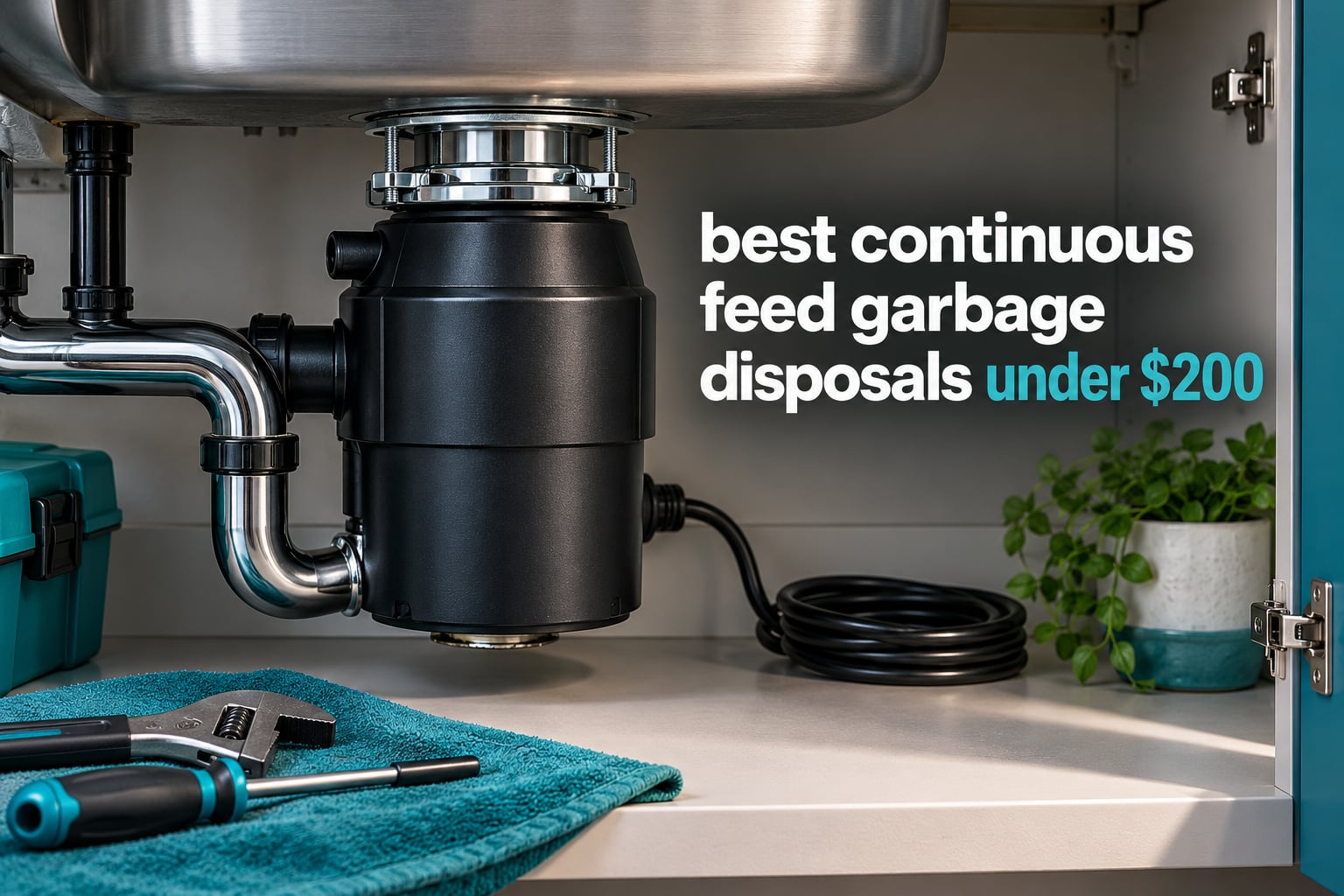 best continuous feed garbage disposals under $200