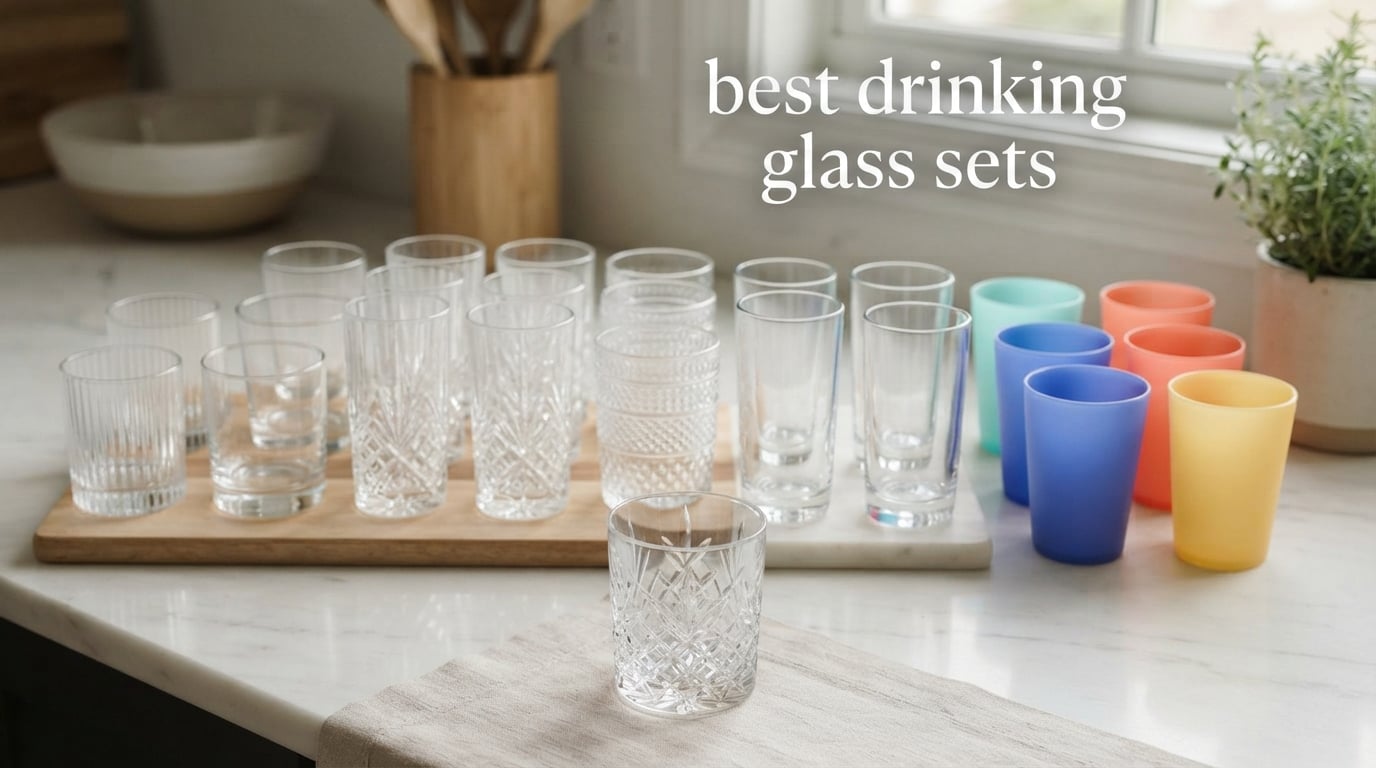 best drinking glass sets