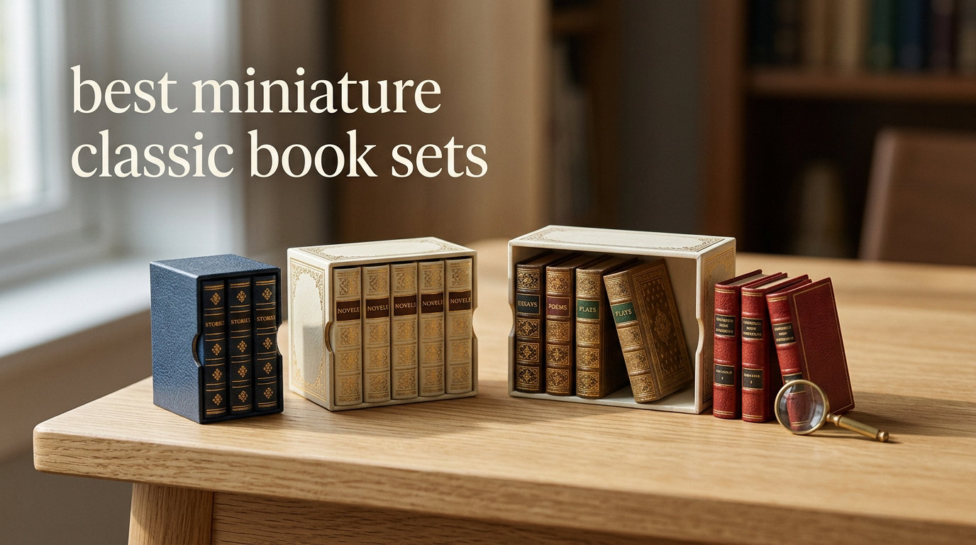 best miniature classic book sets