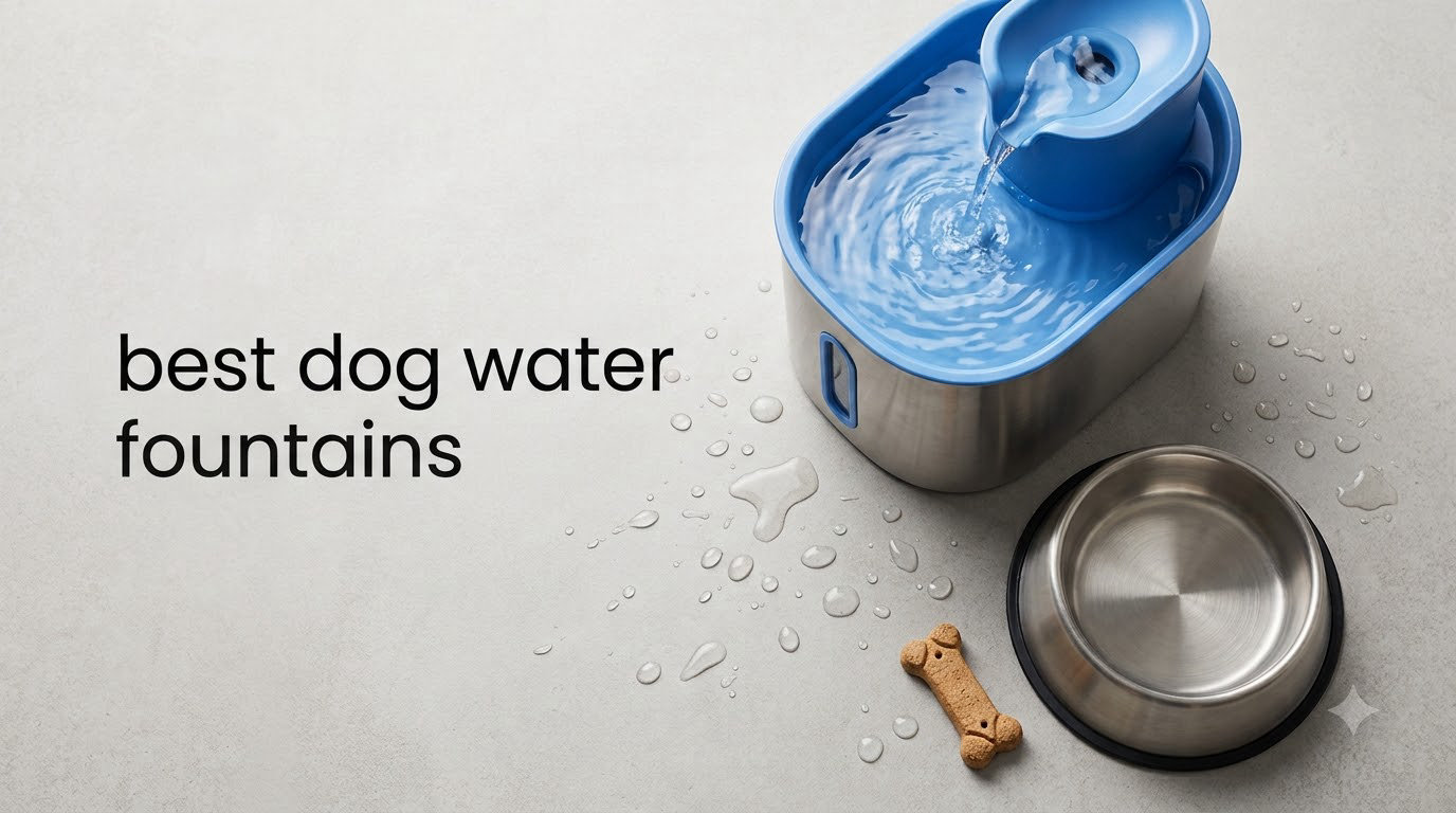 best dog water fountains