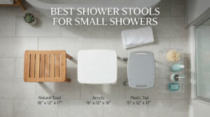 best shower stools for small showers