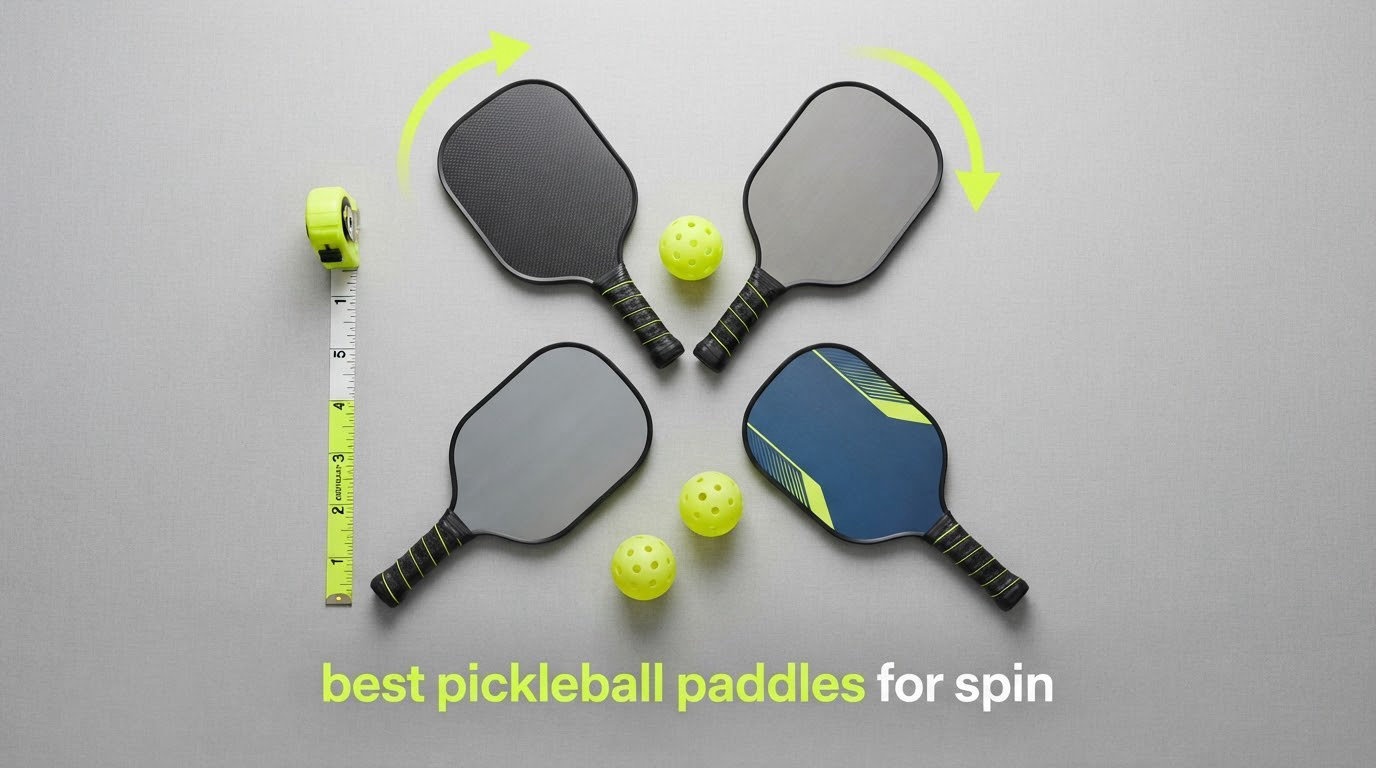 best pickleball paddles for spin