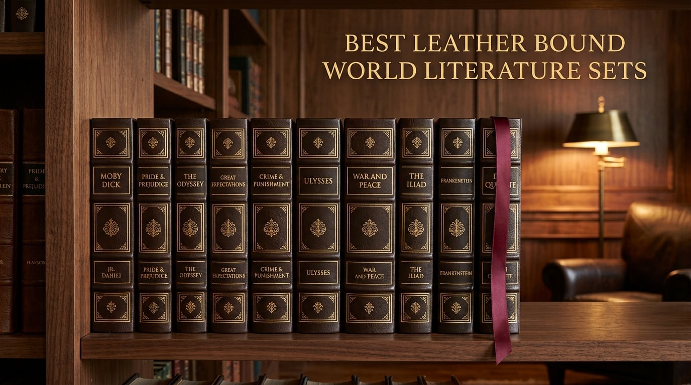 best leather bound world literature sets