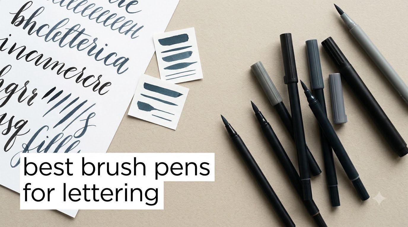 best brush pens for lettering