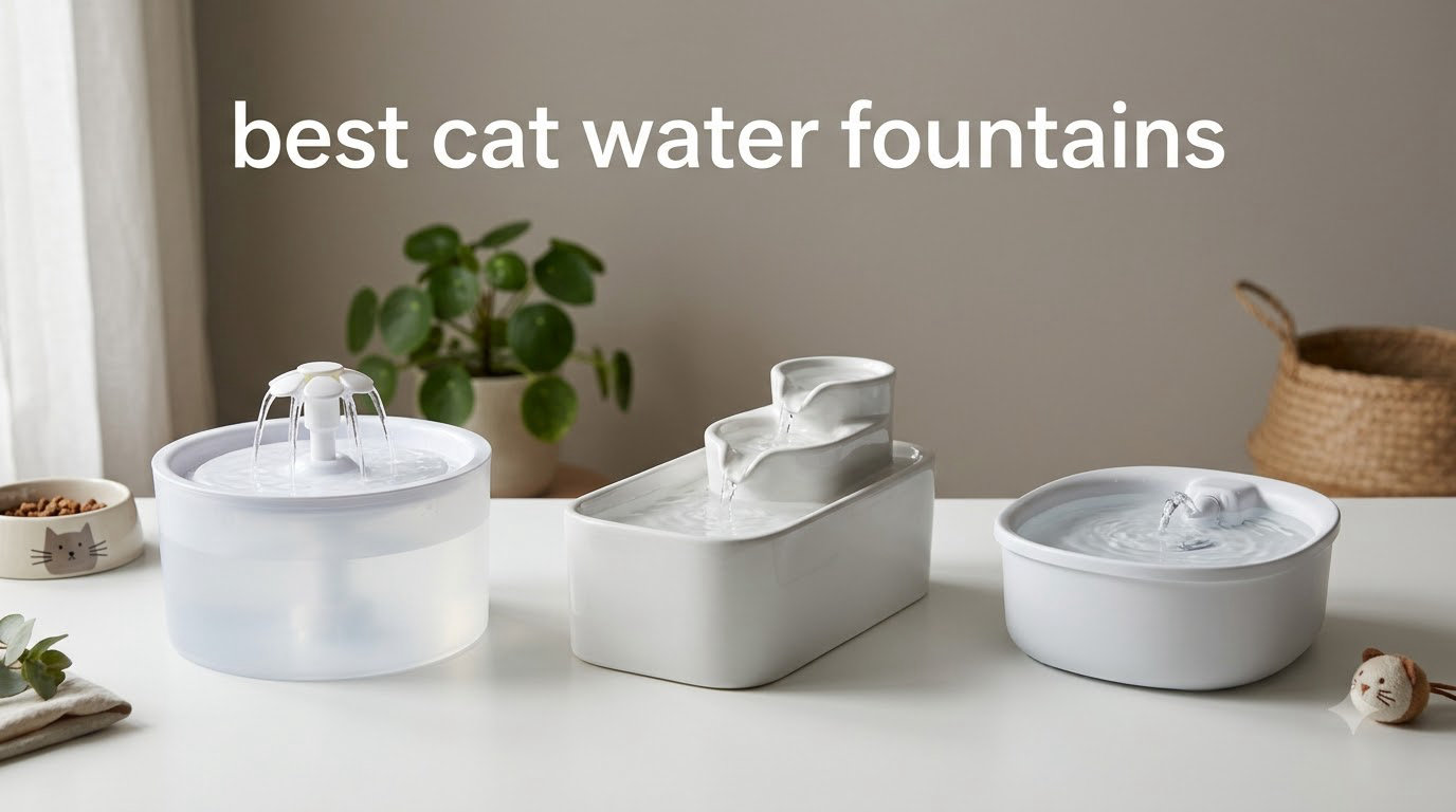best cat water fountains