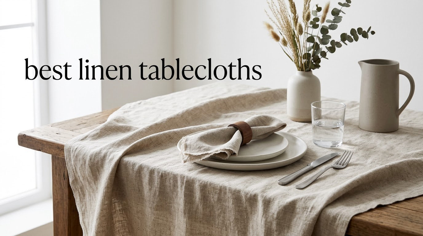 best linen tablecloths