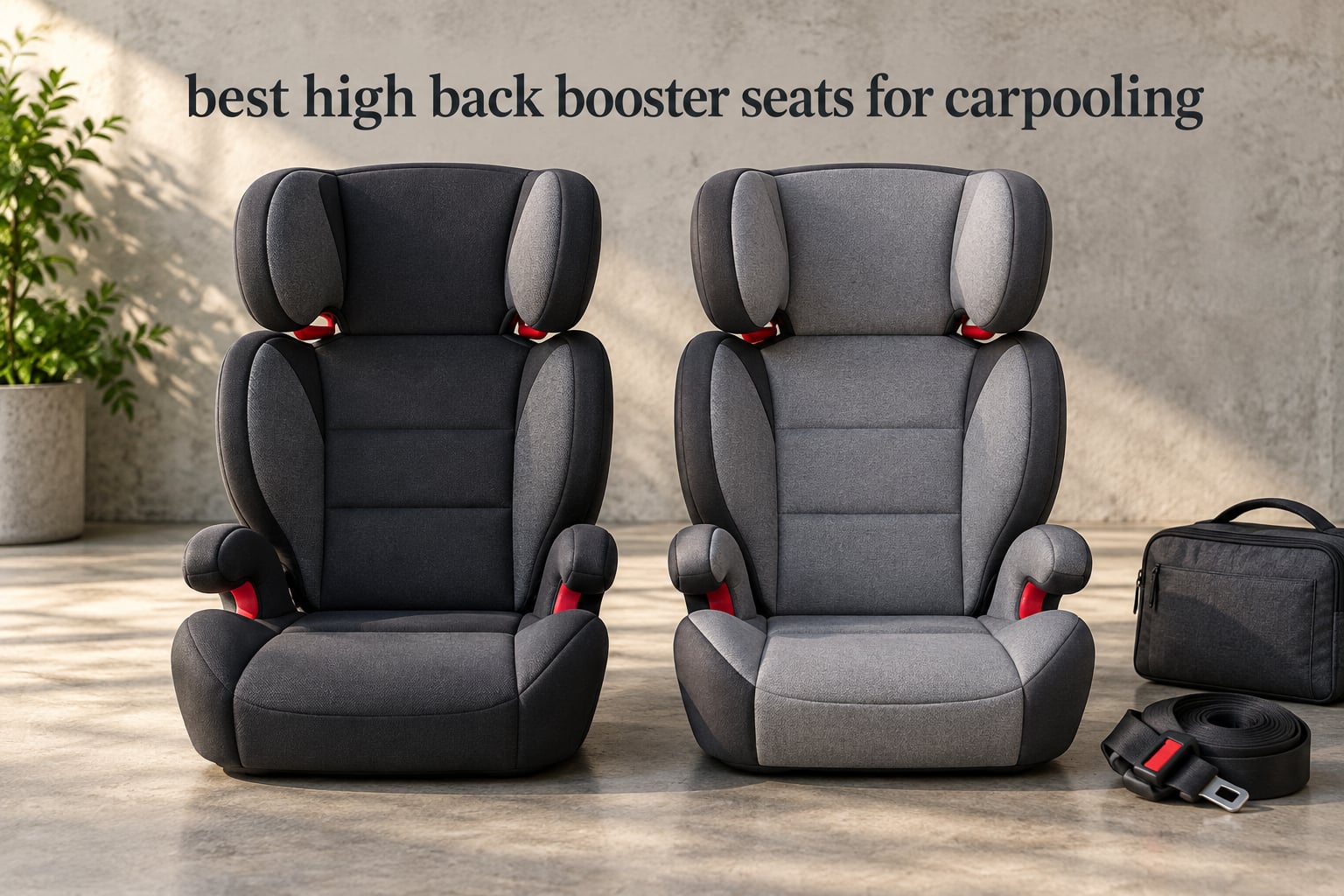 best high back booster seats for carpooling
