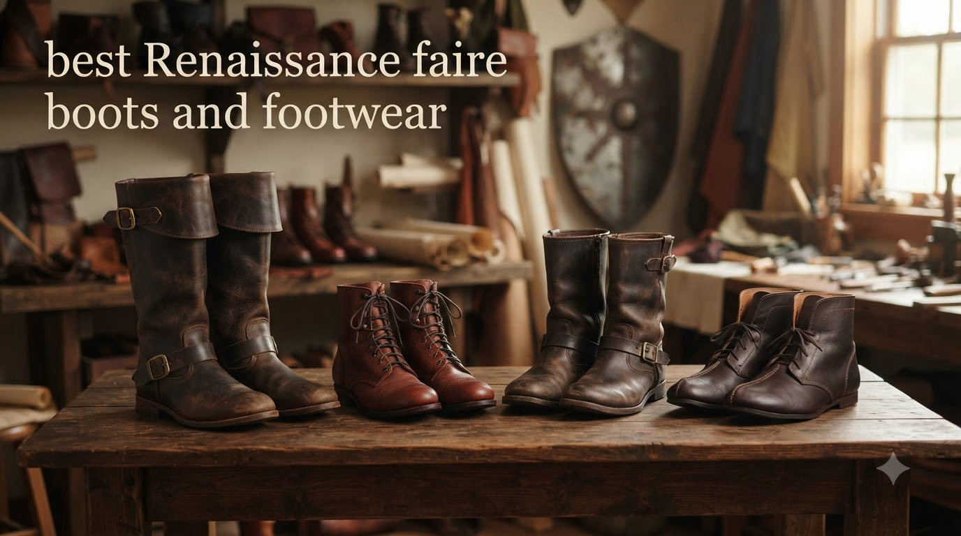 best Renaissance faire boots and footwear