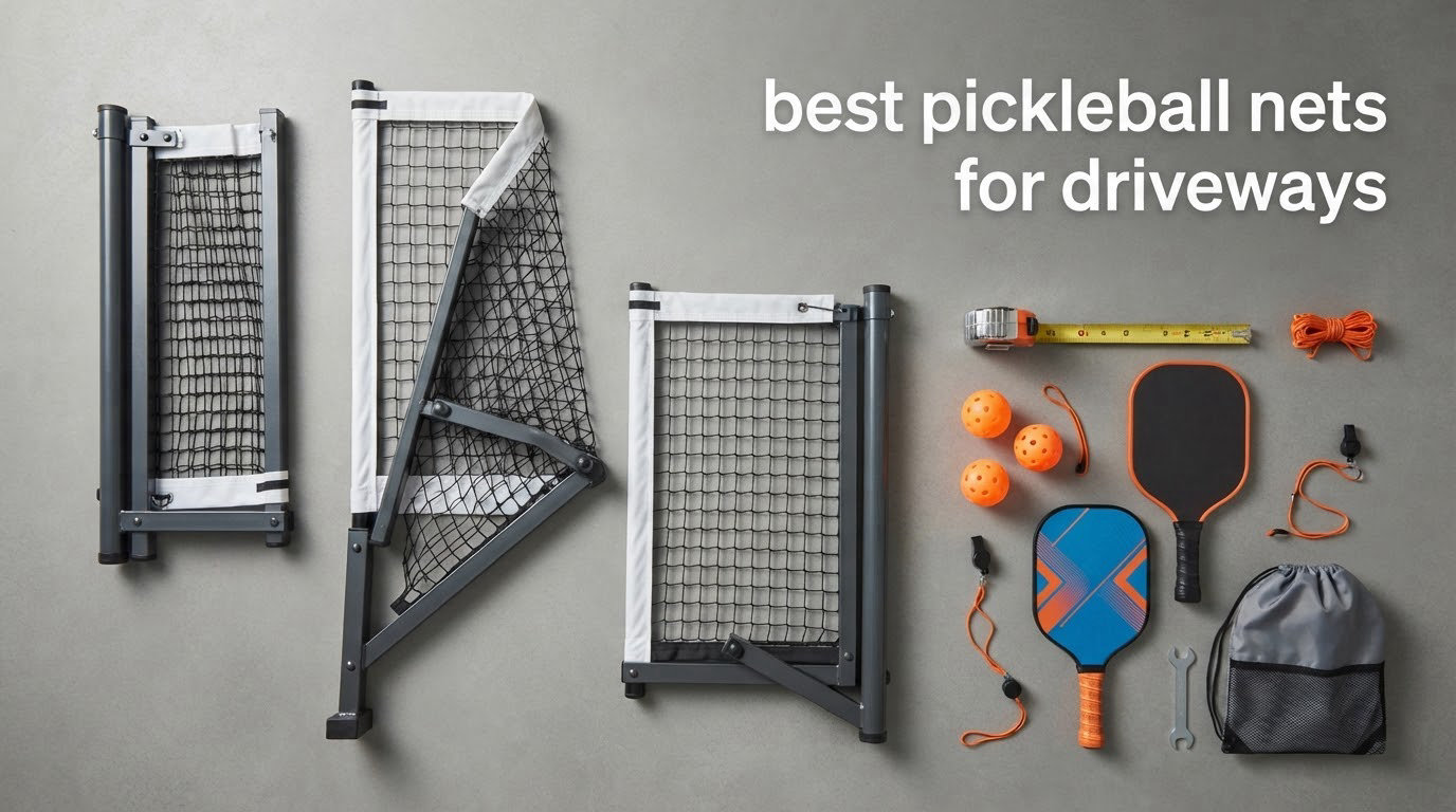 best pickleball nets for driveways