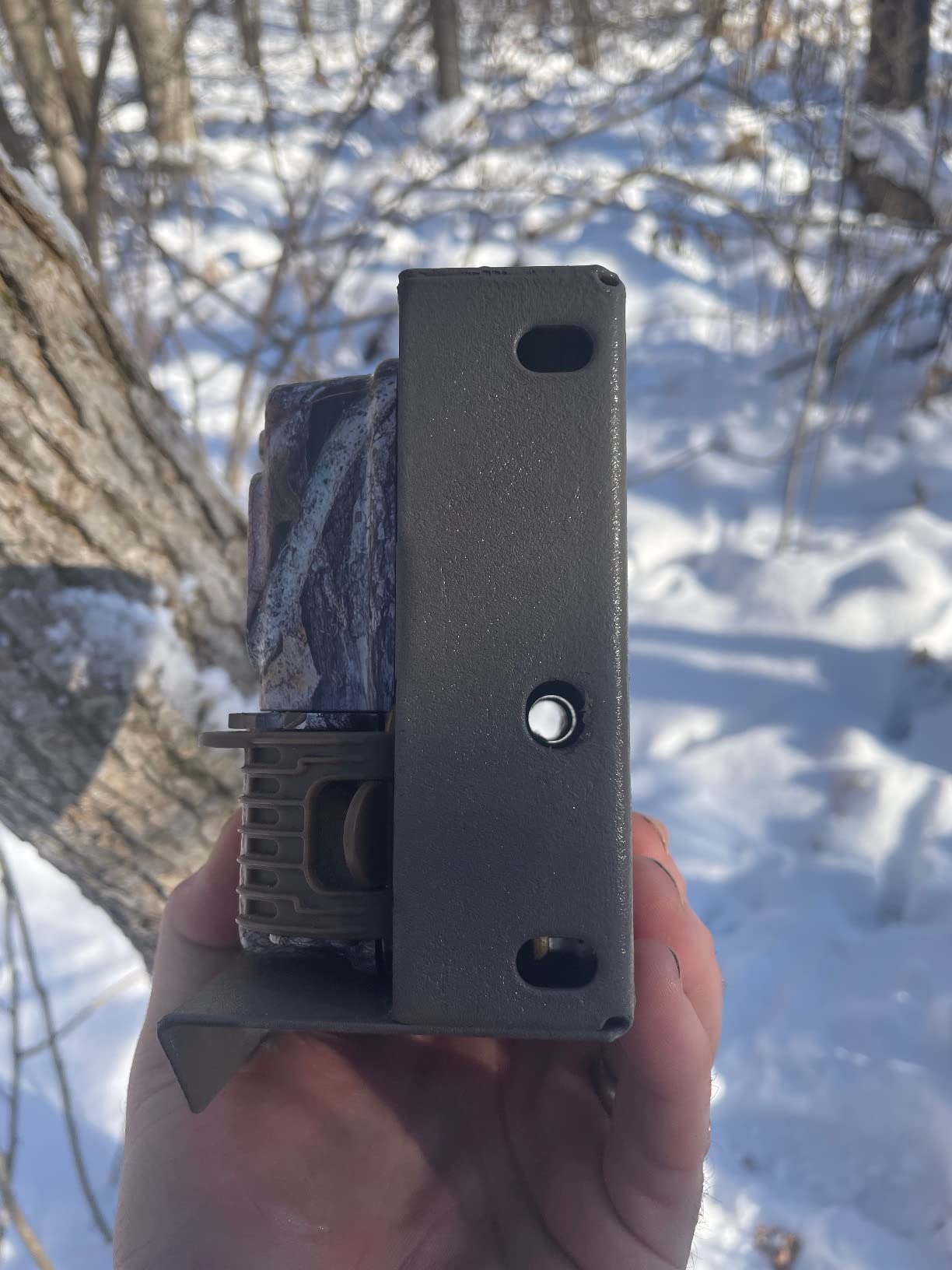 Steel Security Box for Browning Sub Micro Strike Force Trail Cameras - Durable 16-Gauge Camo Case with Lockable Theft Deterrent (200) customer photo 1