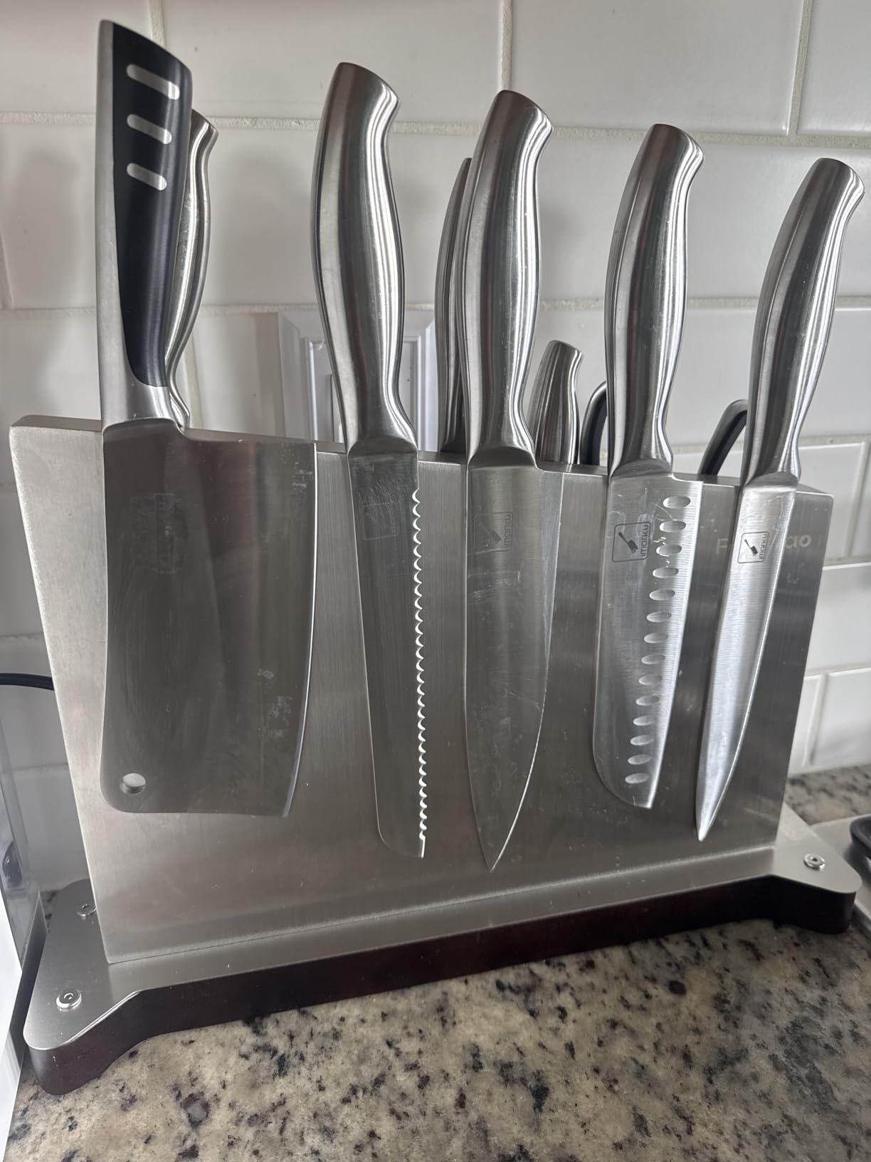 Utopia Kitchen Meat Cleaver Knife 7 Inch Bone Chopper Stainless Steel customer photo 1