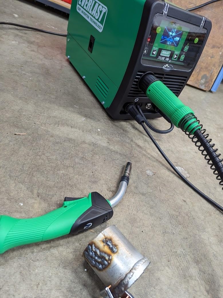 Cyclone 140E MIG Welder – 140 Amp Flux Core Welding Machine | 110V Portable Welder for Home & DIY Projects customer photo 2