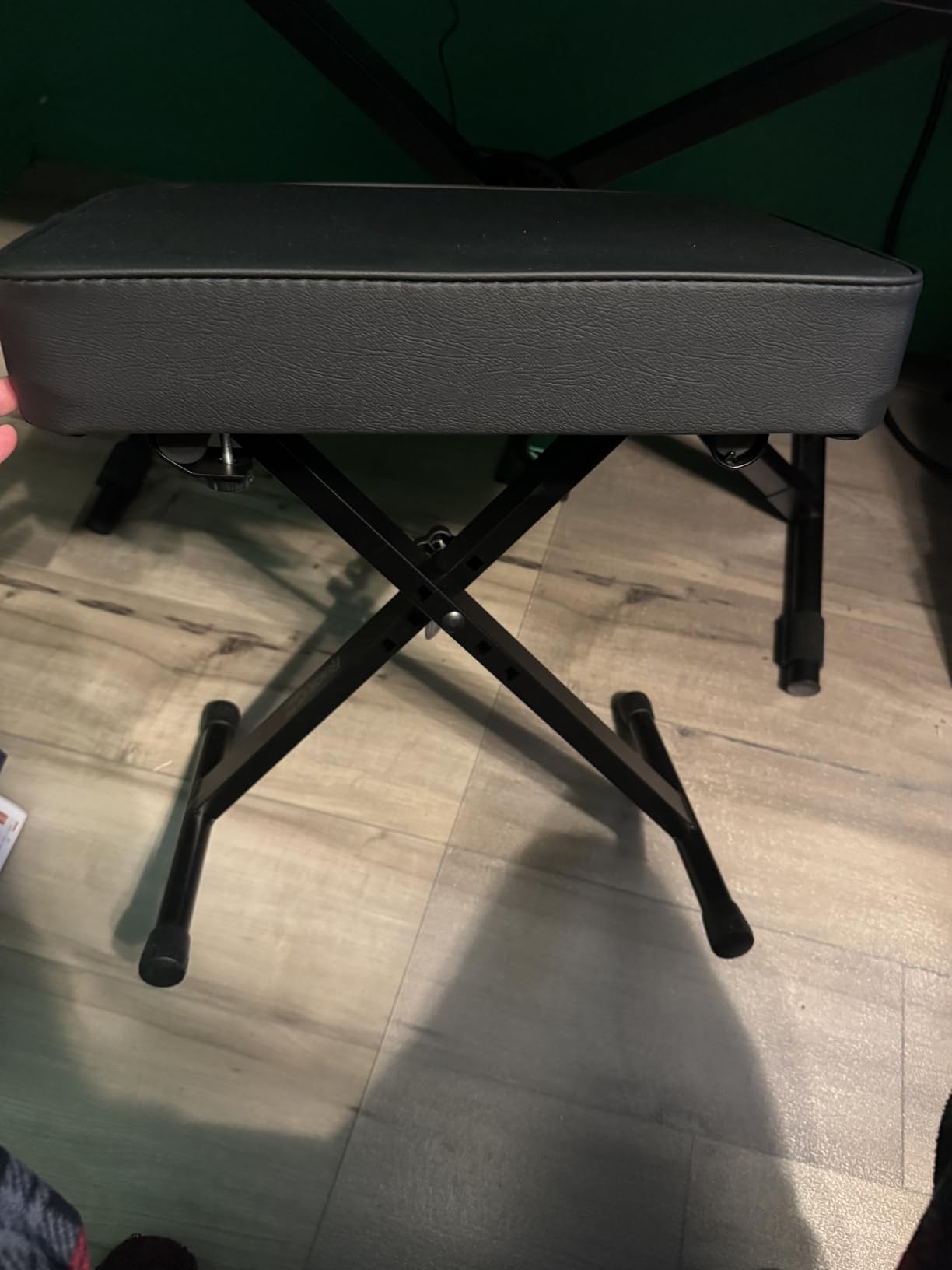 RockJam RJKBB100 Adjustable Padded Piano Bench, Keyboard Stool customer photo 2