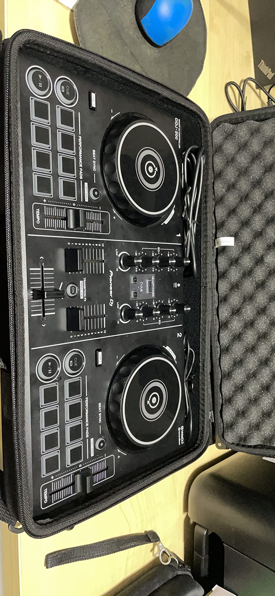 khanka Hard Travel Case Replacement for Pioneer PRO DJ (DDJ-FLX4) 2-deck Rekordbox Pioneer Smart DJ Controller customer photo 1