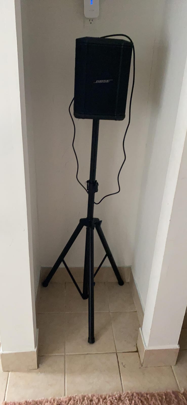 Pyle Universal Dual PA DJ Tripod 2 Speaker Stand Kit with Adjustable Height & Storage Bag Constructed with Heavy Duty Durable Steel & Lightweight for Easy Mobility Safety PIN Screw Locks PSTK107,Black customer photo 1