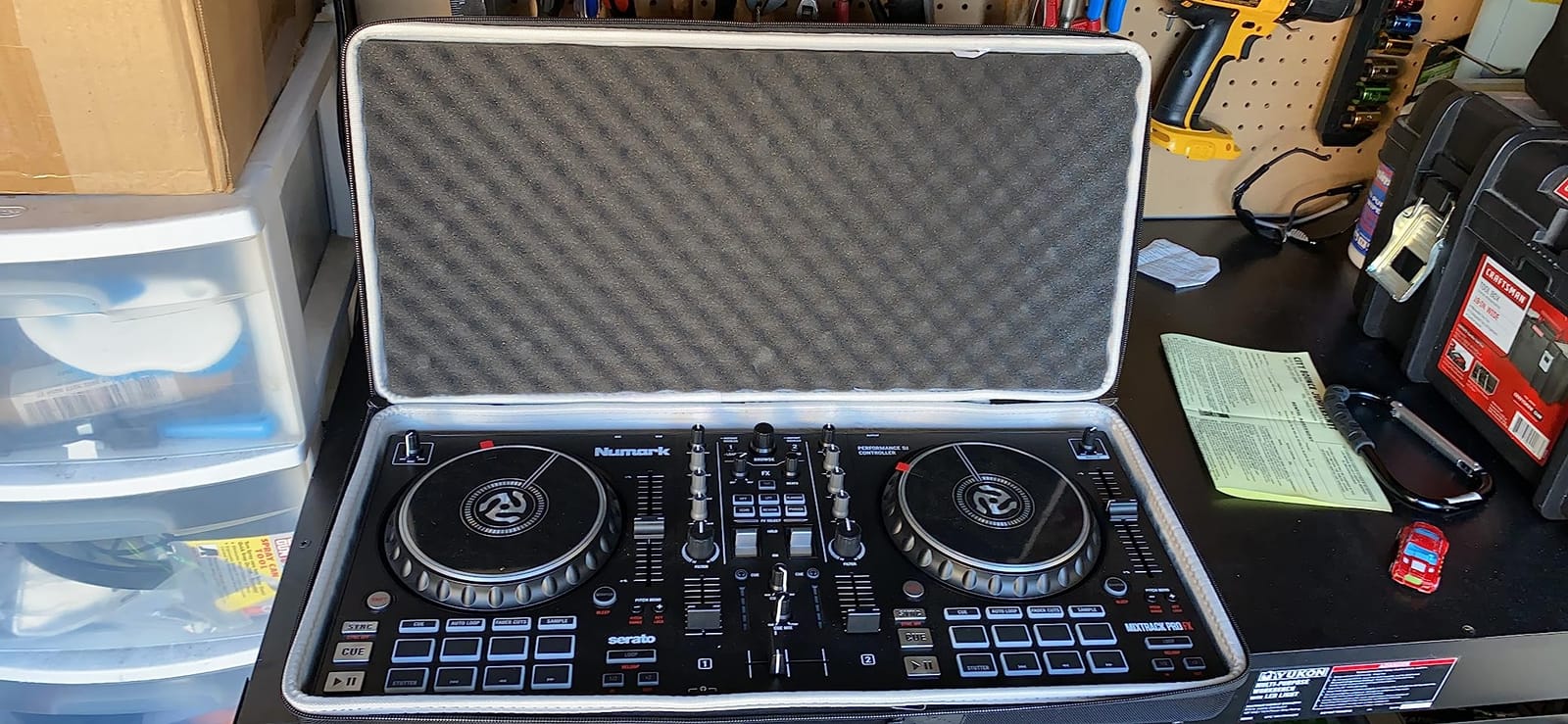 khanka Hard Travel Case for Numark Mixtrack Platinum Pro FX/FX/Pro 3 | Serato DJ Controller customer photo 2