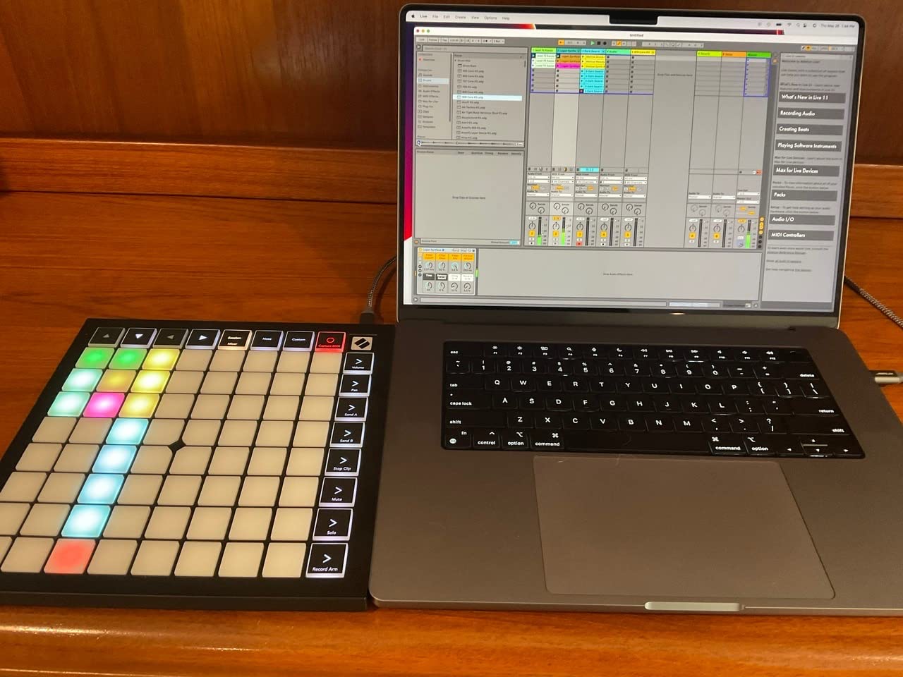 Novation Launchpad X MIDI USB Grid Controller customer photo 1