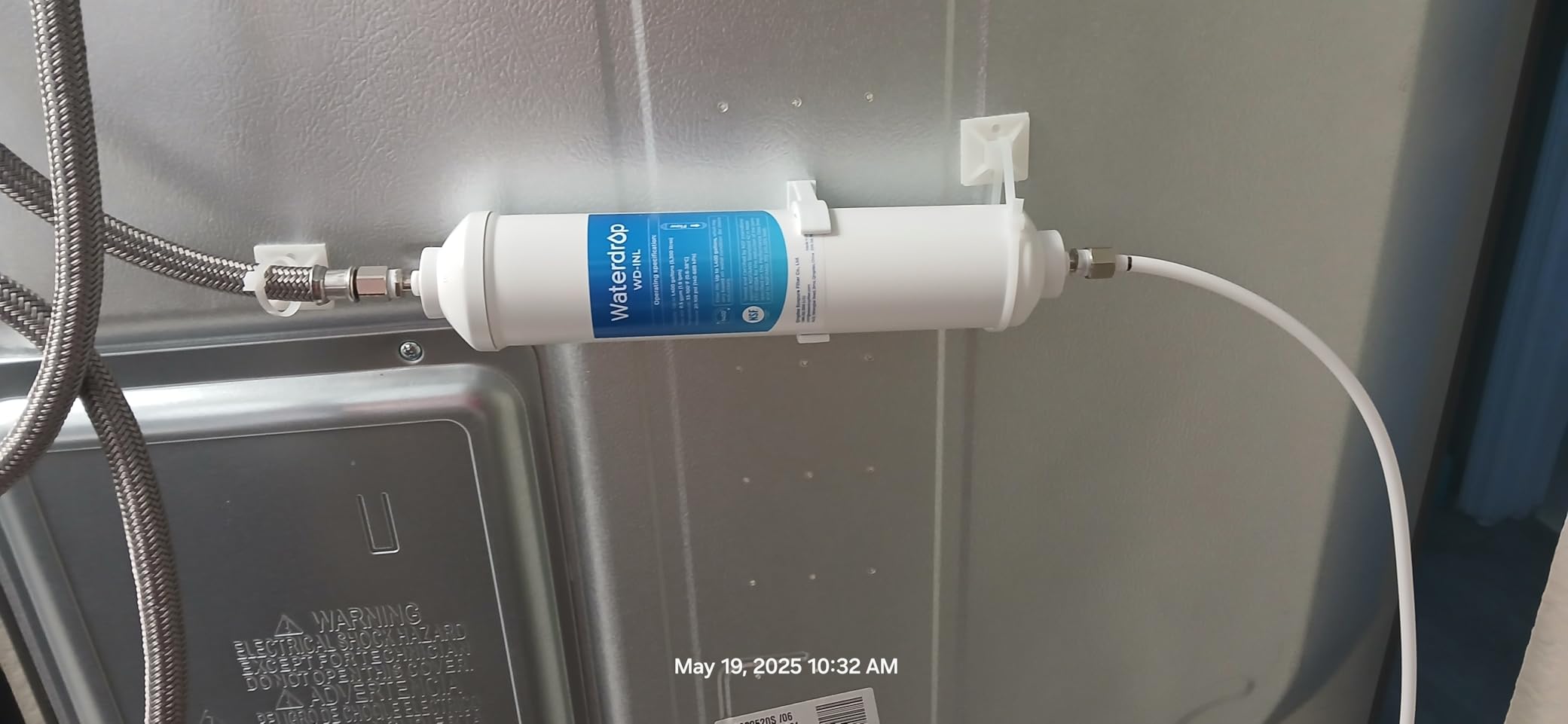 Waterdrop INL Inline Water Filter for Refrigerator and Ice Maker customer photo 1