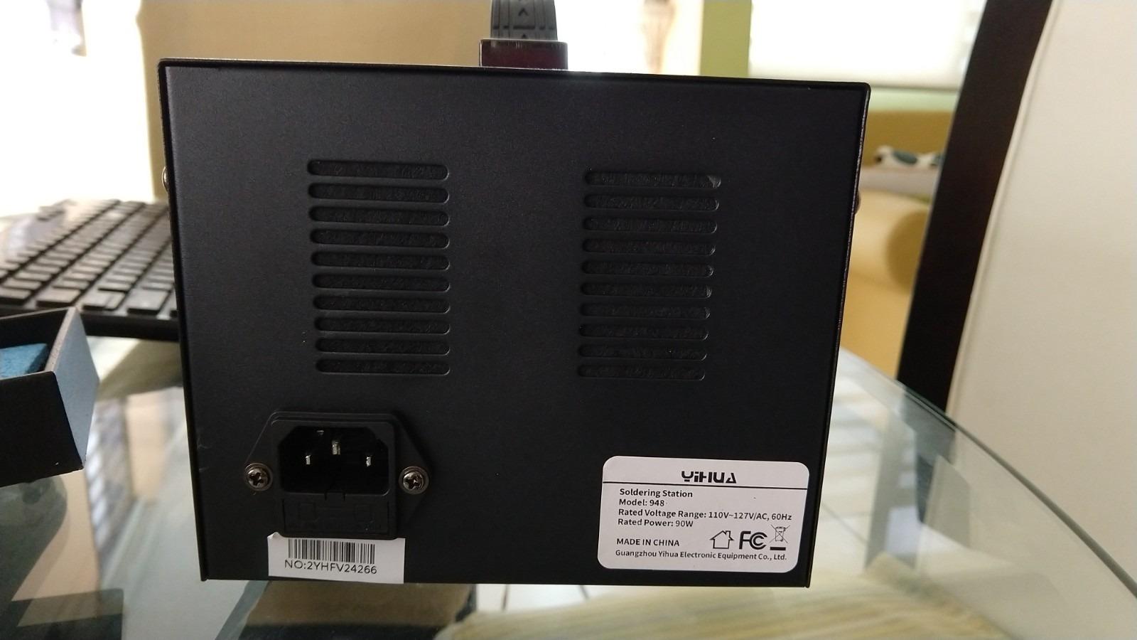 YIHUA 948 Standard Desoldering Station, 80W, with Auto Shutoff, Variable Precise Temperature (716°F ~ 896°F), ºC/°F display, Sleep Function and More. customer photo 2
