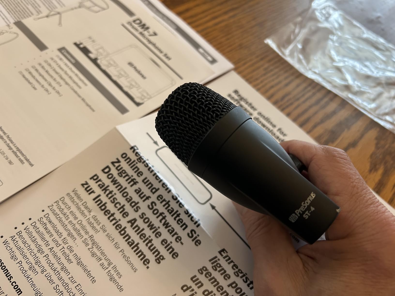 PreSonus DM-7: Complete Drum Microphone Set for Recording and Live Sound customer photo 2