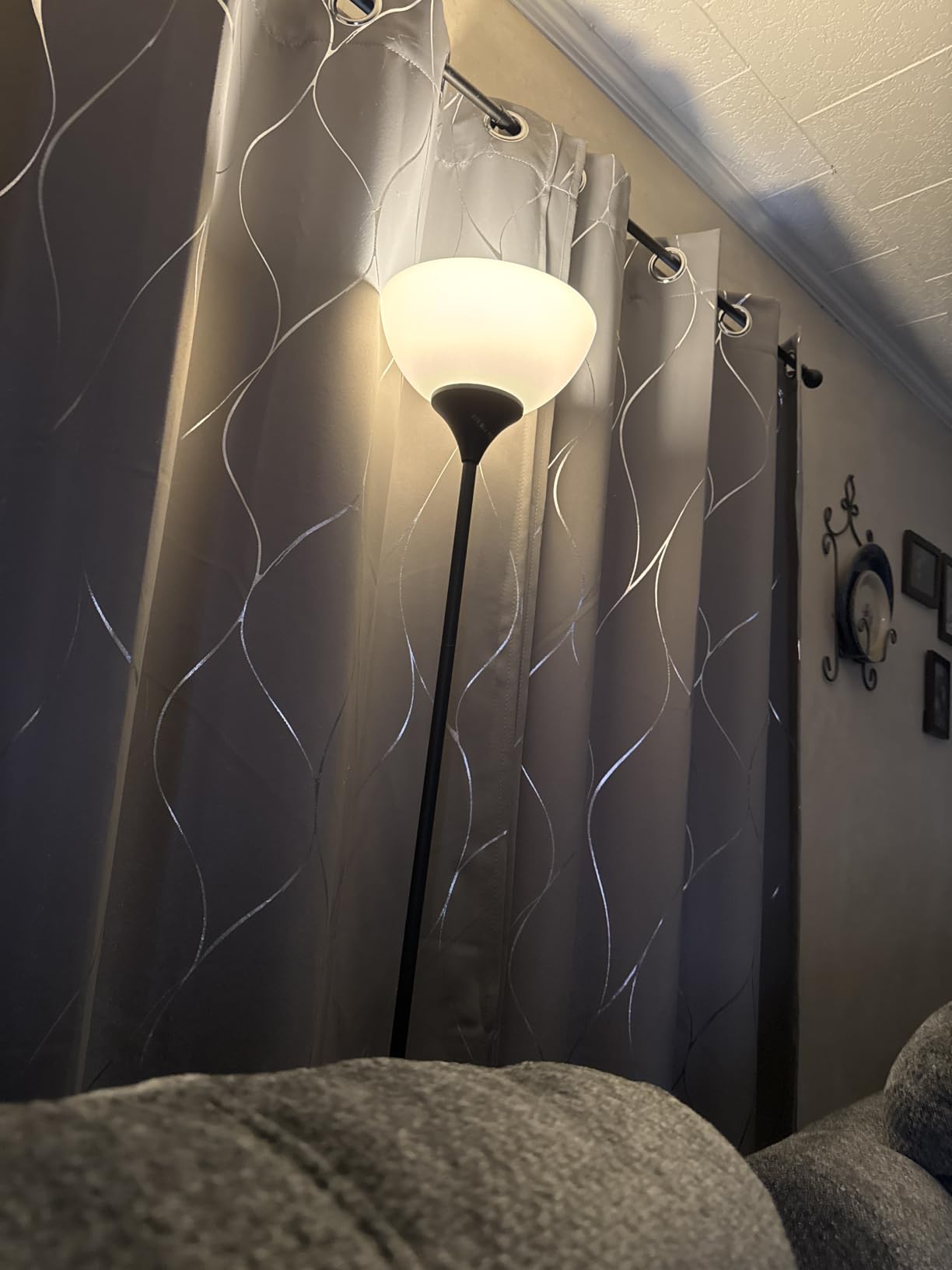 PESRAE Floor Lamp, Remote Control, Stepless Brightness & Color Temperature customer photo 1