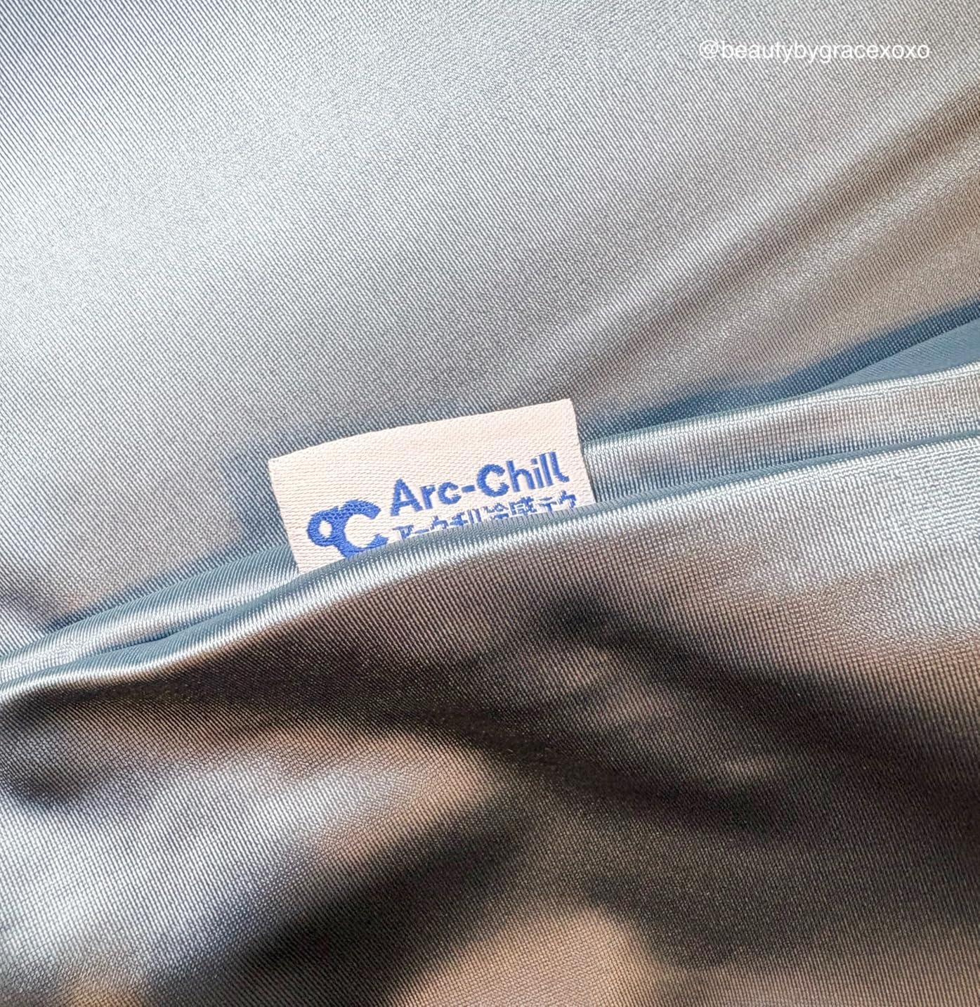 Avolare Cooling Pillow Cases for Hot Sleepers Queen Size Set of 2, Blue customer photo 2