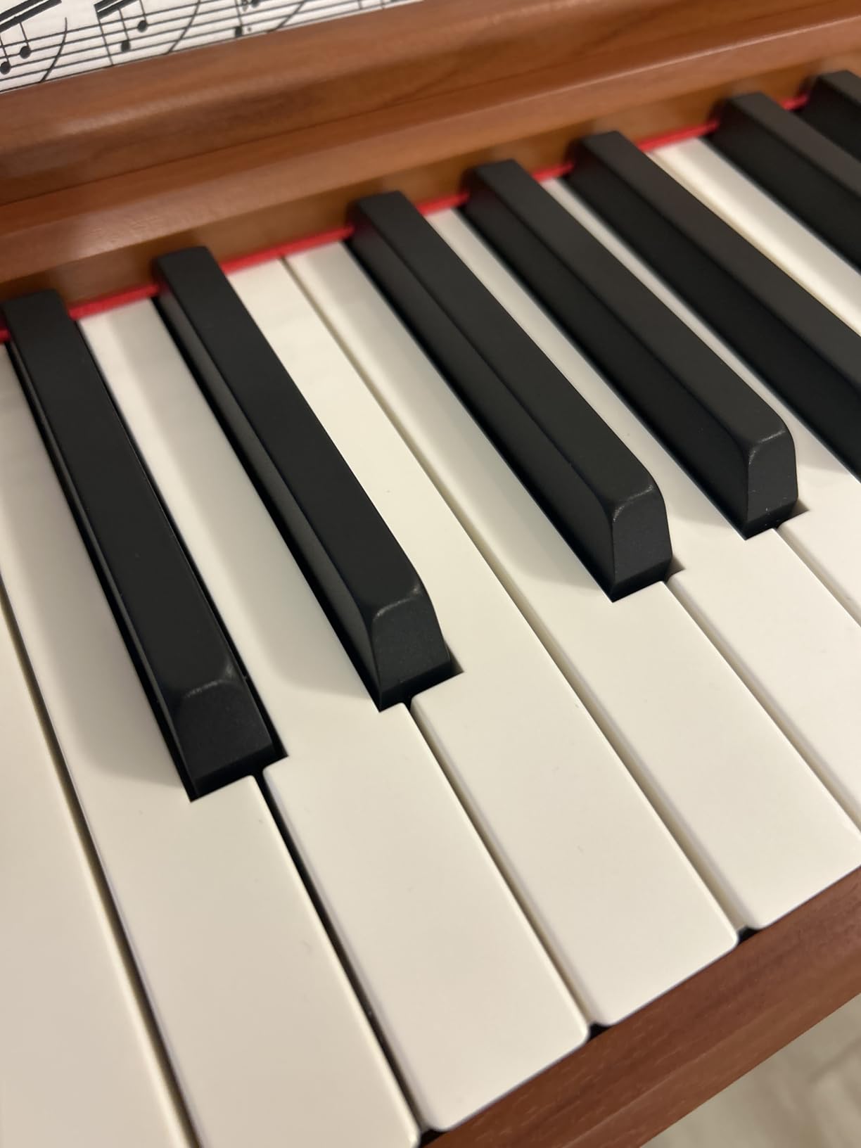 Donner DDP-80 Digital Piano 88 Key Weighted Keyboard, Full-size Electric Piano for Beginners, with Sheet Music Stand, Triple Pedal, Power Adapter, Supports USB-MIDI Connecting, Retro Wood Color customer photo 1