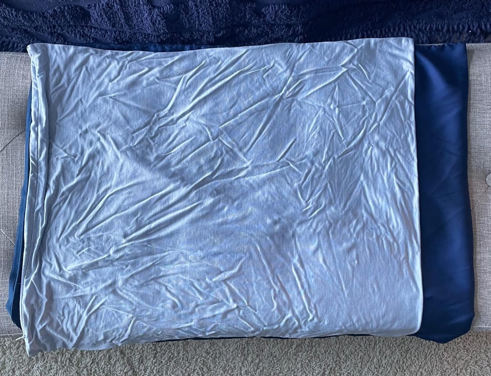 FITTIA Cooling Pillow Cases with Zipper, 2 Pack, Standard Size 20