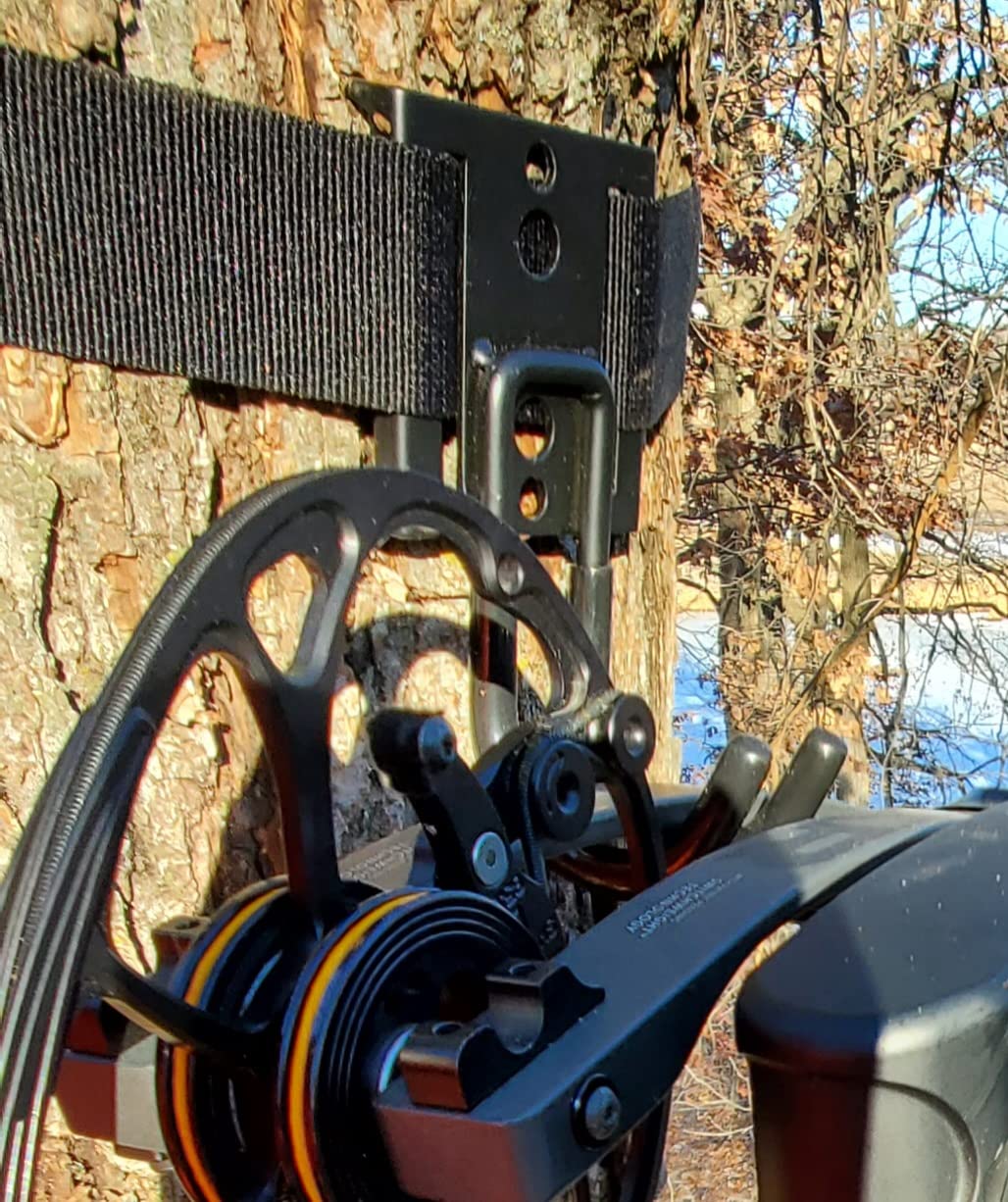 Auscamotek Tree Stand Strap Bow Hangers with Metal Hooks for Treestand Platform Saddle Hunting Accessories customer photo 1