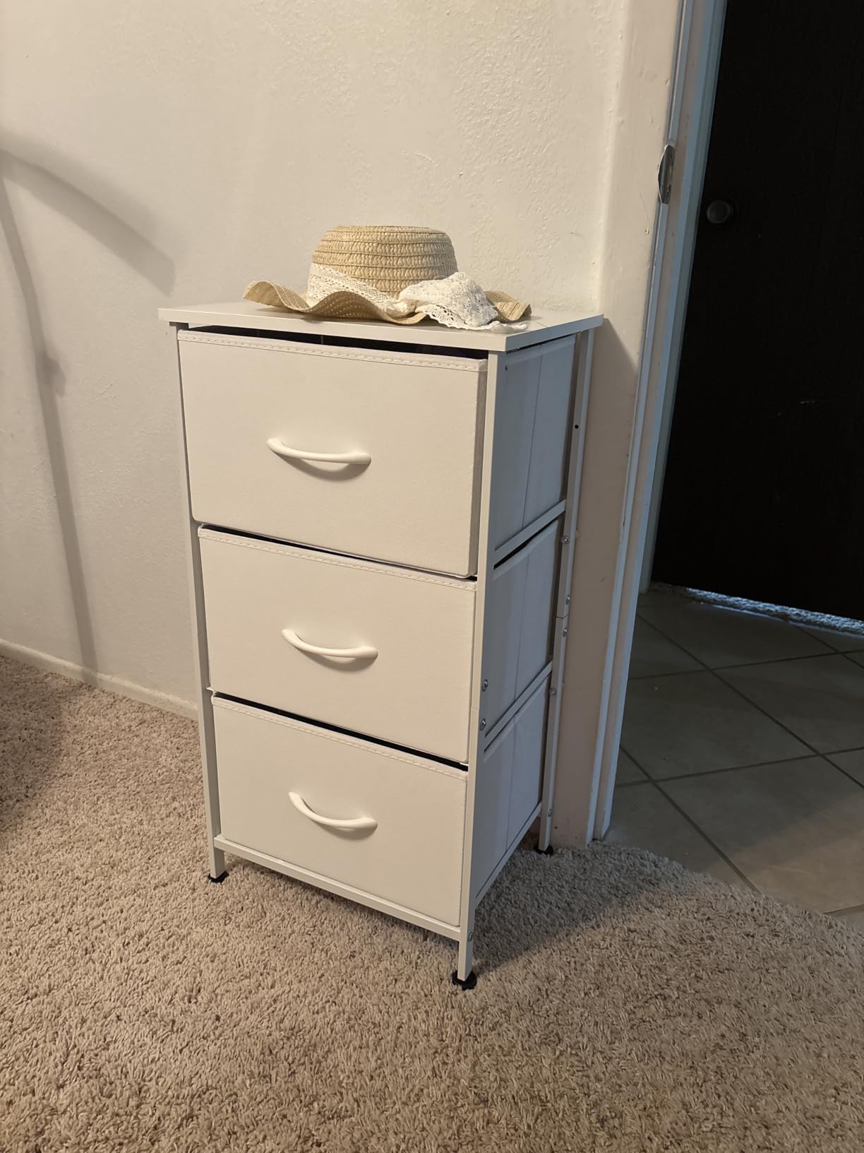 WLIVE Small Dresser Nightstand for Bedroom, 3 Drawers, Rustic Brown customer photo 2
