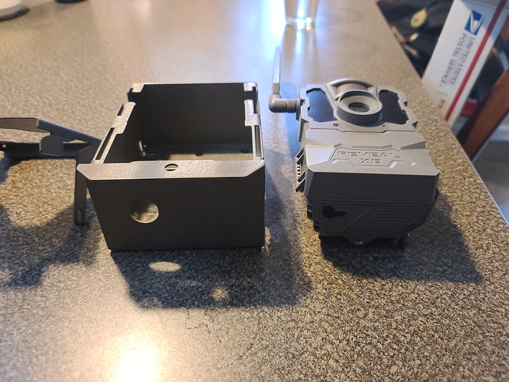 Theft-Deterrent Powder-Coated Heavy Duty Outdoor Protective Waterproof Steel Security Lock Box Compatible with Tactacam Reveal X & XB Trail Cameras (99910) customer photo 2