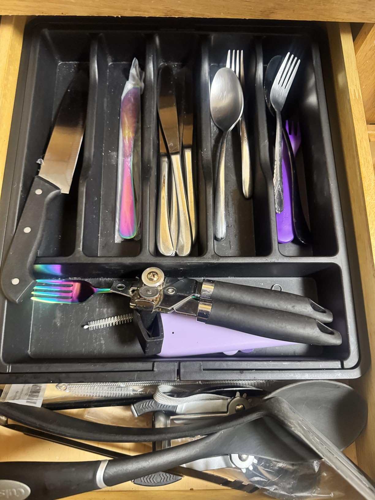 Lifewit Extra Large Silverware Drawer Organizer, Expandable Utensil Tray customer photo 1