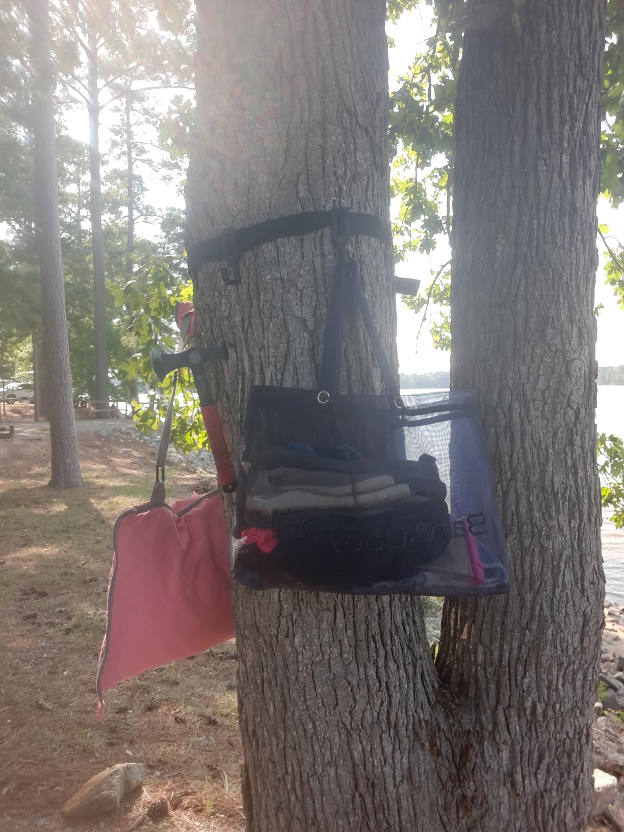 Treestand Strap Gear Hangers with Large Hooks, Lightweight Multi-Hook Accessory Holder, Outdoor Tree Stand Bow & Gear Hanger for Hunting, Camping, Hiking customer photo 1