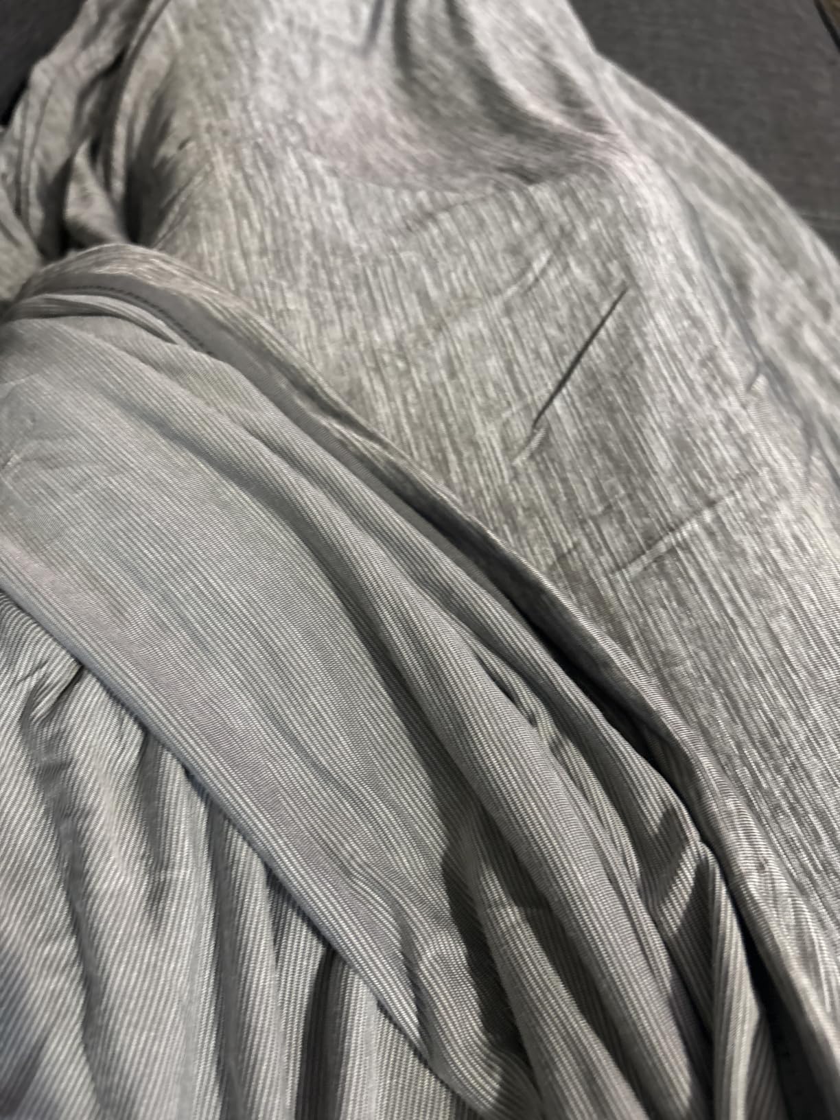 Bedsure Silky Soft Cooling Blanket for Hot Sleepers, Throw XL, ICY Morn customer photo 2