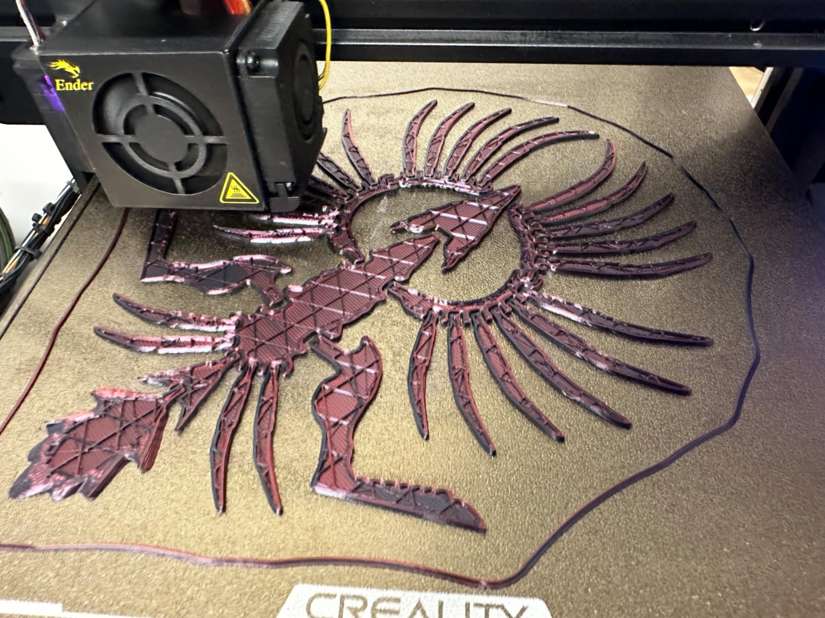 Creality Official Ender 3 S1 Pro Original Build Plate, 235x235mm Texture Surface PEI Sheet Magnetic Removable Flexible Spring Heat Resistance Bed Plate for Ender 3 V3 SE/KE, K1, Ender 3 S1, CR-10 SE customer photo 1