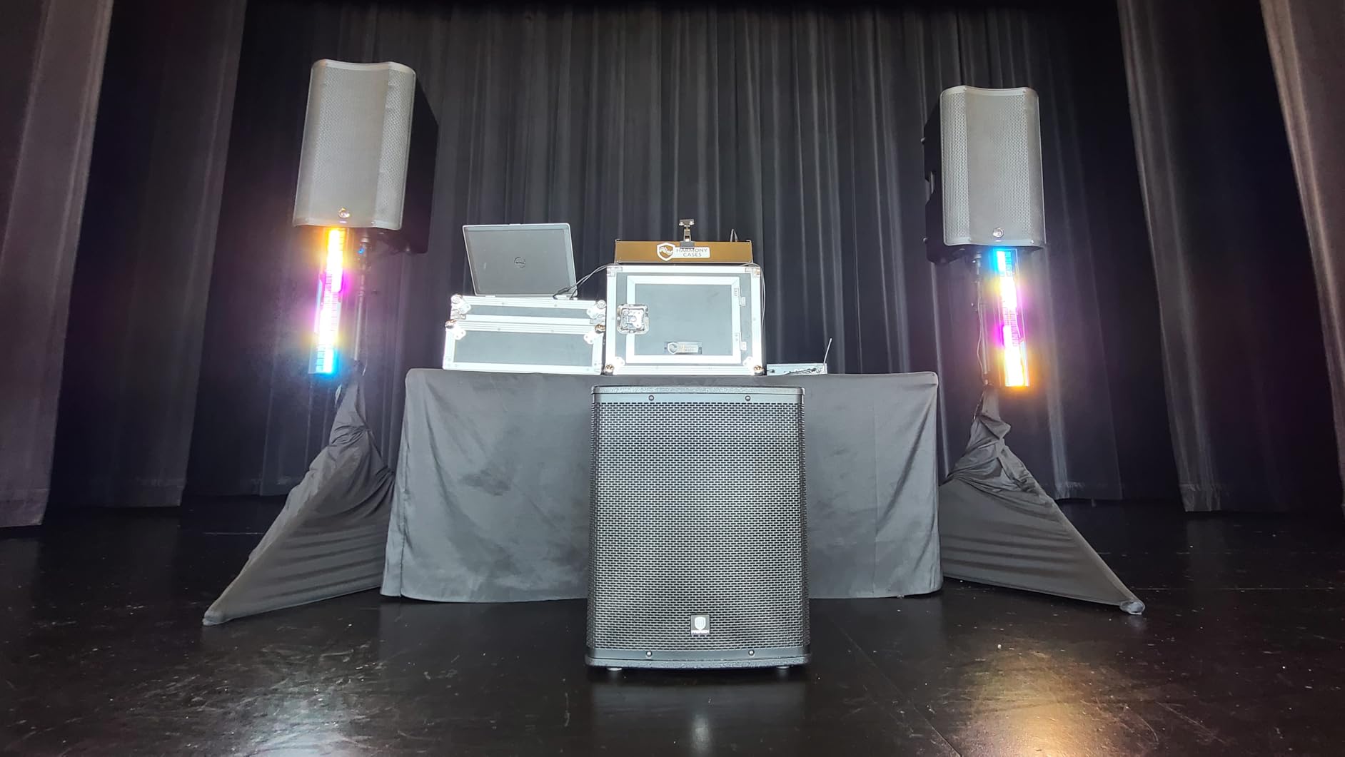 PRORECK SP-18X Active Powered PA DJ Subwoofer Cabinet 18 inch 3000W P.M.P.O with Class-D Amplifier, 3 DSP Presets-Monitor, Coil Bass Reinforcement, Black, for Wedding, Party, Concert, Church (One Sub) customer photo 1