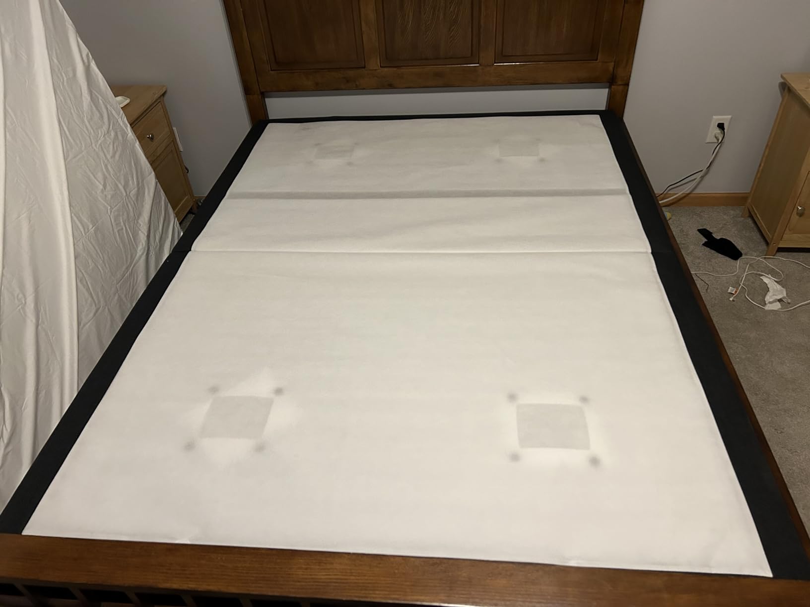 Blissful Nights z4 Full Size Adjustable Bed Frame for Storage Beds with Massage Anti-Snore, Zero G, USB Charging Station, Wireless Remote Head and Foot Incline and No Tools Required Assembly customer photo 2