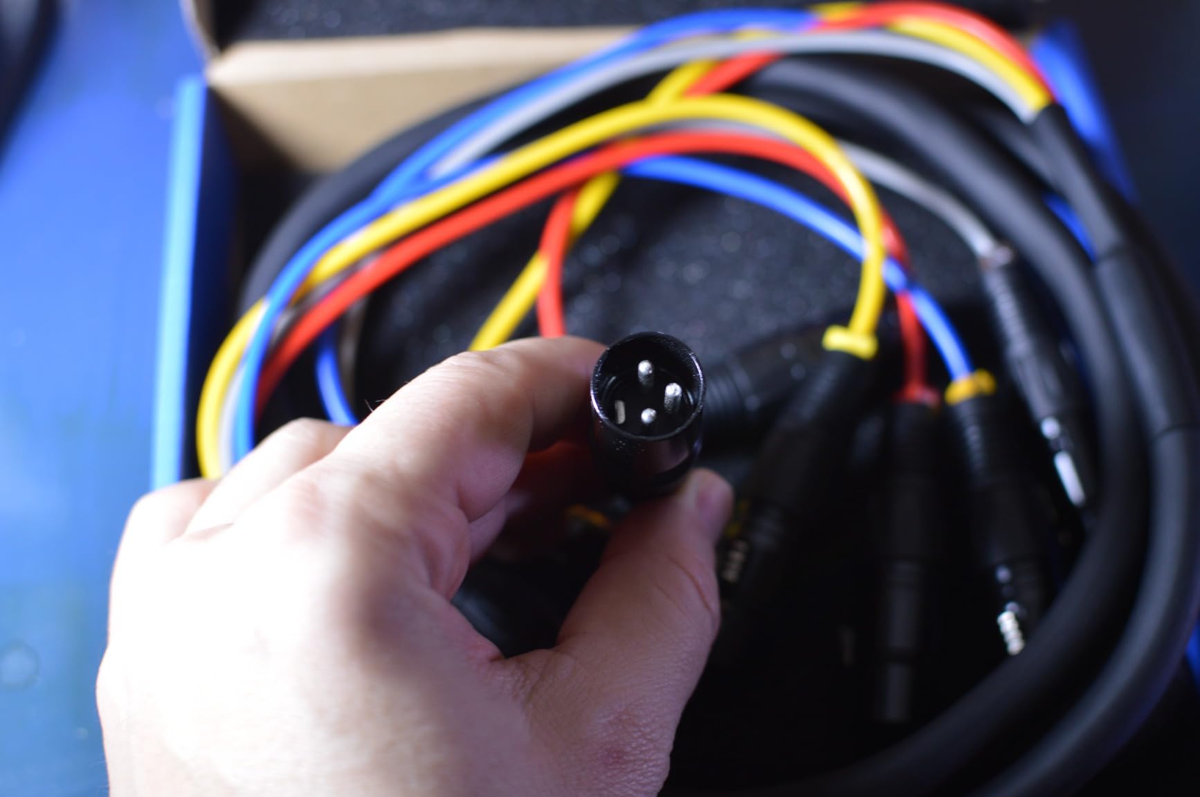 Phenyx Pro 4-Channel 3 ft XLR Microphone Snake Cable PCBL-4IN1-3-V2 customer photo 1