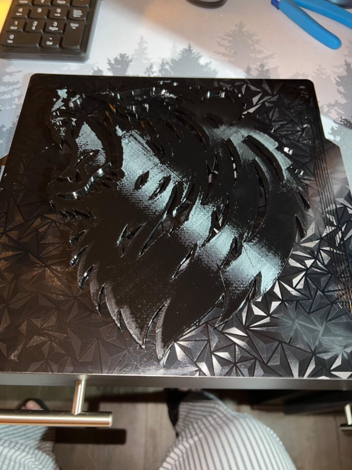 PEO PET 3D Printer Build Plate Bambulabs X1/P1/P2/X2/A1 Plate 257x257mm customer photo 2