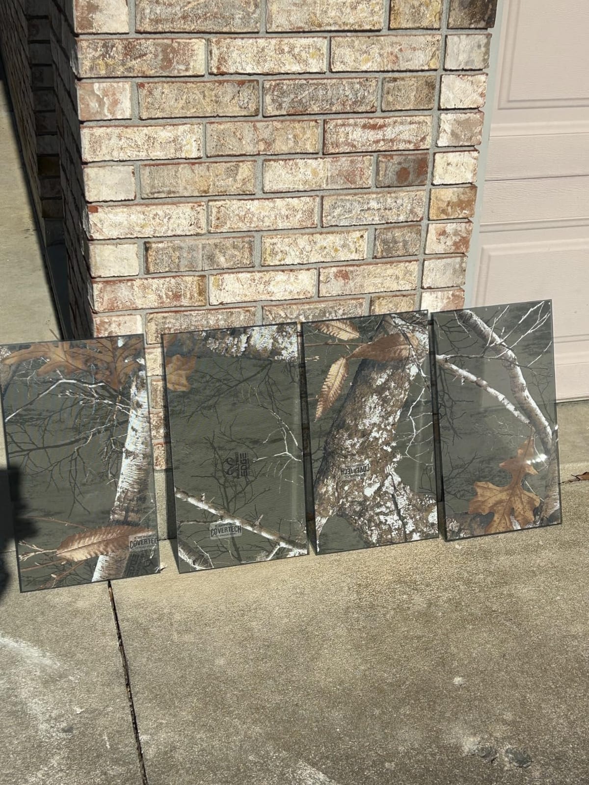 Hunting Blind Window Camo - See Through CoverTech HD Window Camo – 24” x 59” customer photo 2