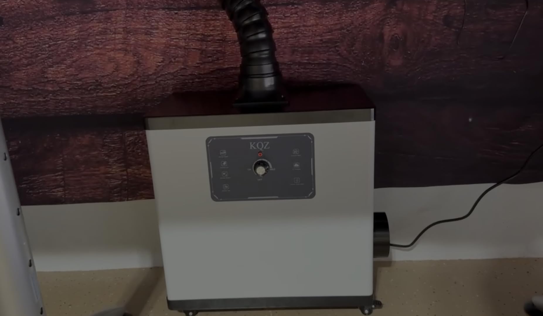 KQZ Laser Fume Extractor with Exhaust for Under 60W Laser Engraver Cutter customer photo 1