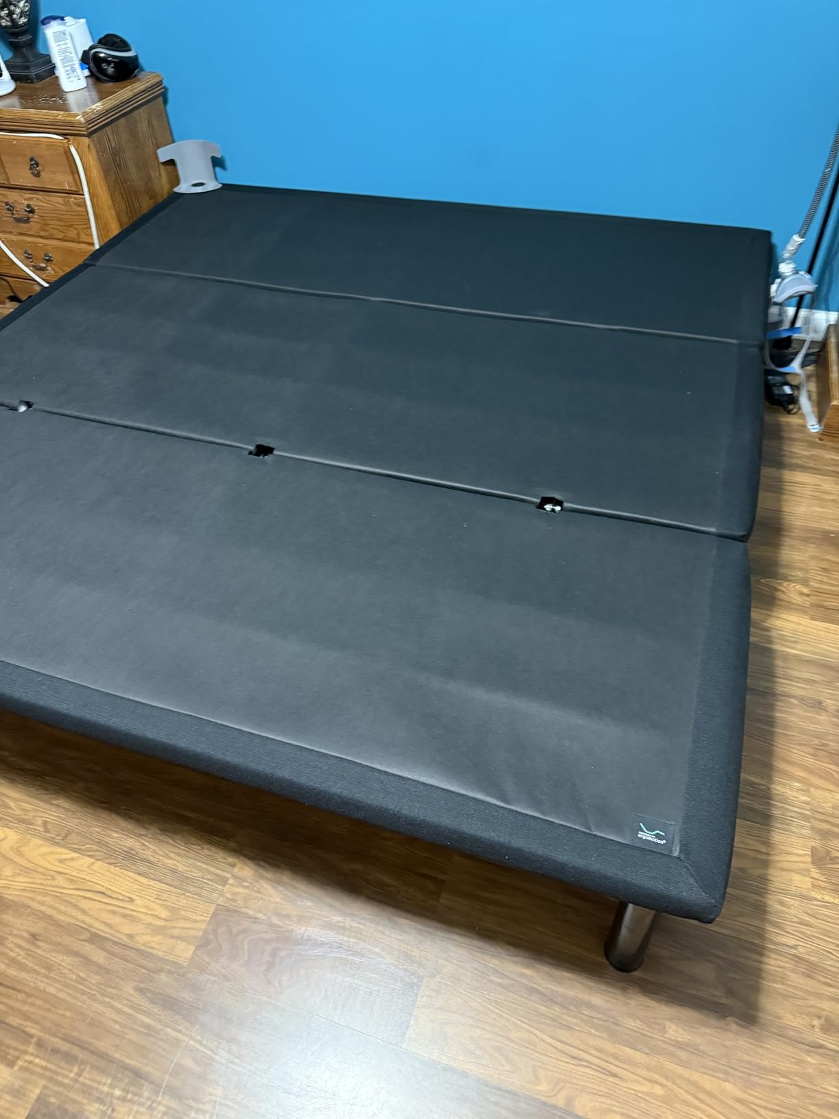 Adjustable Bed Frame Full Size with Massage, Wireless Remote, Head Foot Incline, USB, Underbed Light - Heavy Duty Platform, Zero Gravity Bedframe customer photo 1